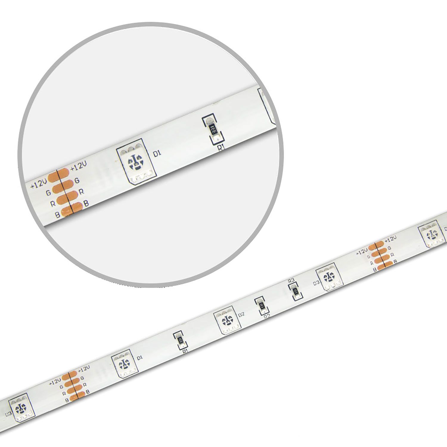 ISOLED LED SIL-RGB Flexband, 12V DC, 7,2W, IP66, 5m Rolle, 30 LED/m - 3