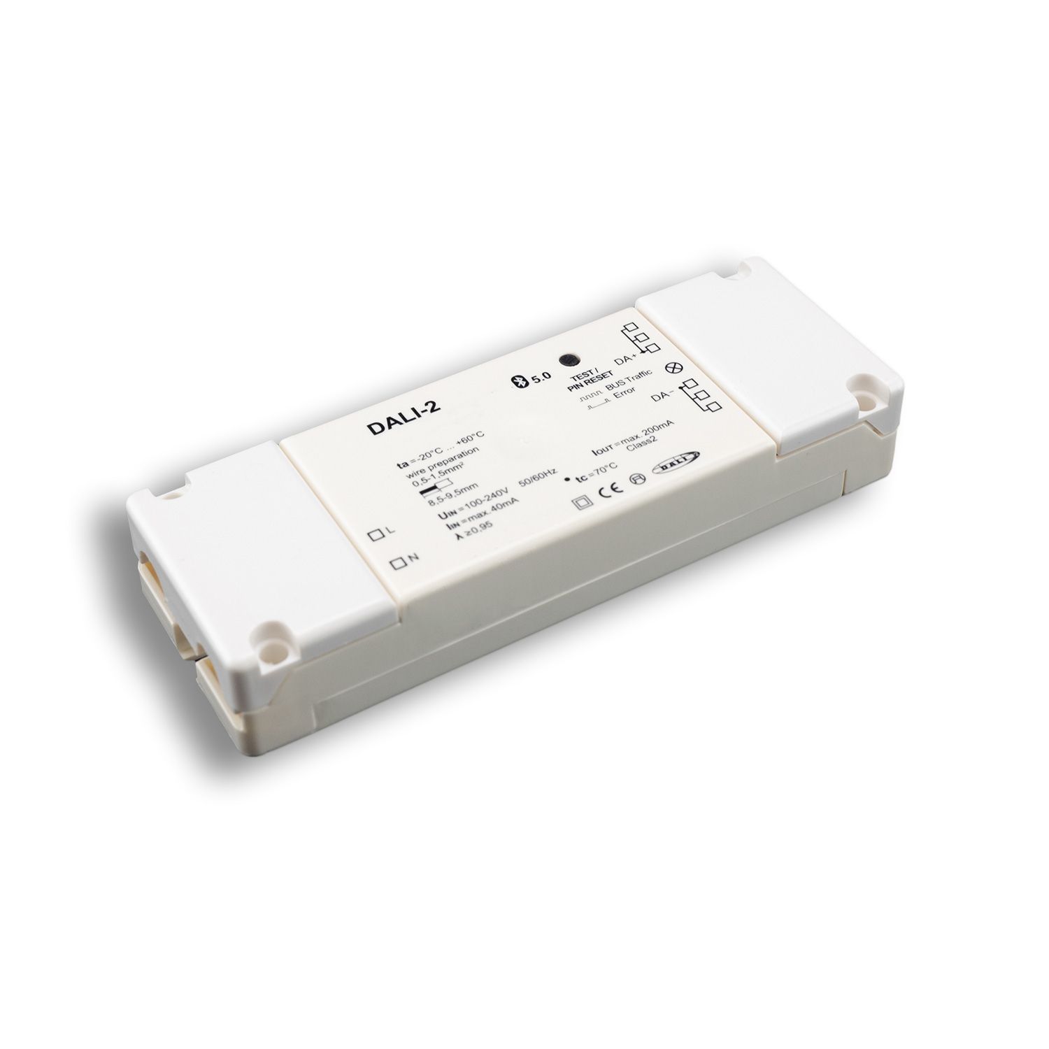 ISOLED DALI-2 Interface Bluetooth 5.0 Master-Controller inkl. App + 250mA DALI PS, 100-240V AC - 1