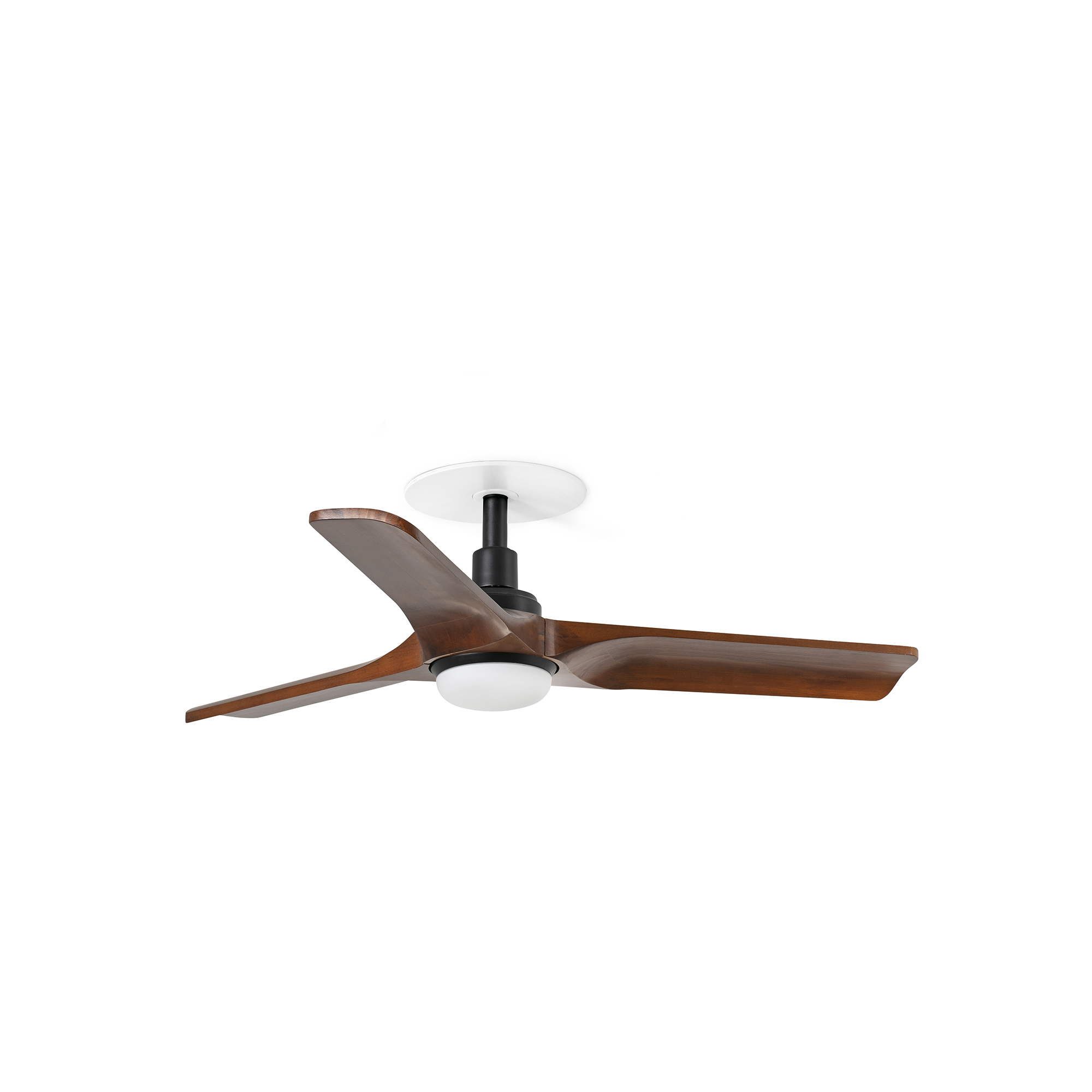 Faro HEYWOOD RECESSED LED S Ventilator schwarz/Nussbaum 10W SWT - Produktbild 1
