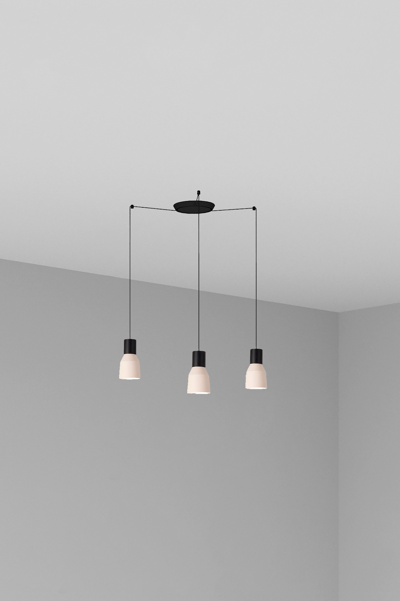 Faro KOMBO 120 3L Beige Pendelleuchte Faro KOMBO 120 3L Beige Pendelleuchte - 1