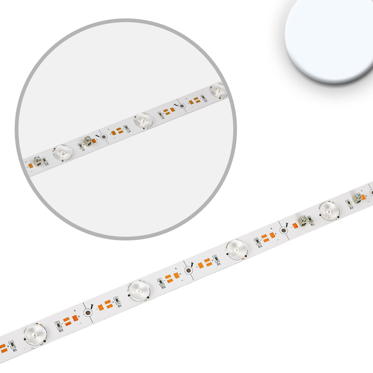ISOLED LED Platine Backlight 865, 1175mm, 180° Linse, 24V, 16W, IP20, kaltweiß, dimmbar - 3
