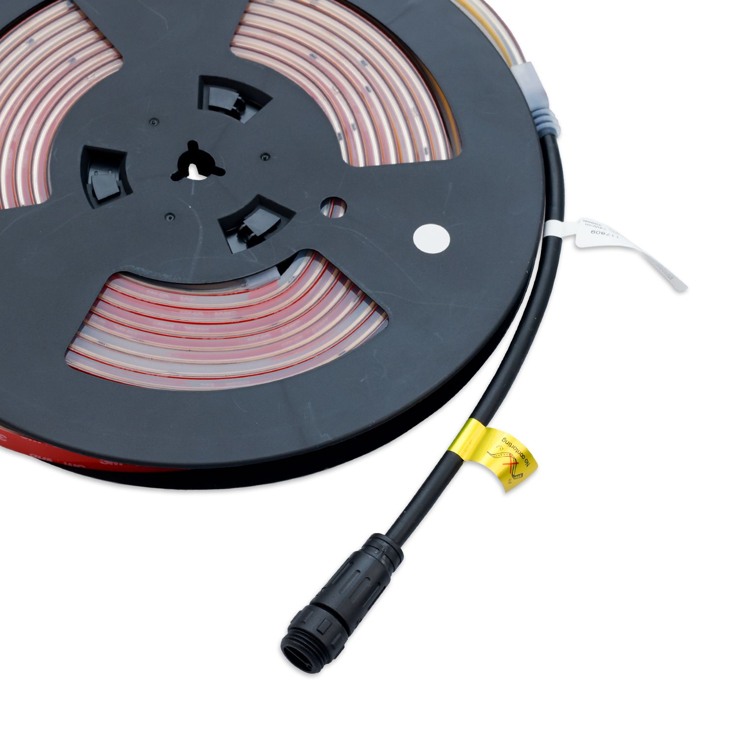 ISOLED LED Flexband 230V COB, 14W/m, 10m Rolle, 3000K, CRI90, IP67, male-Stecker einseitig - 4