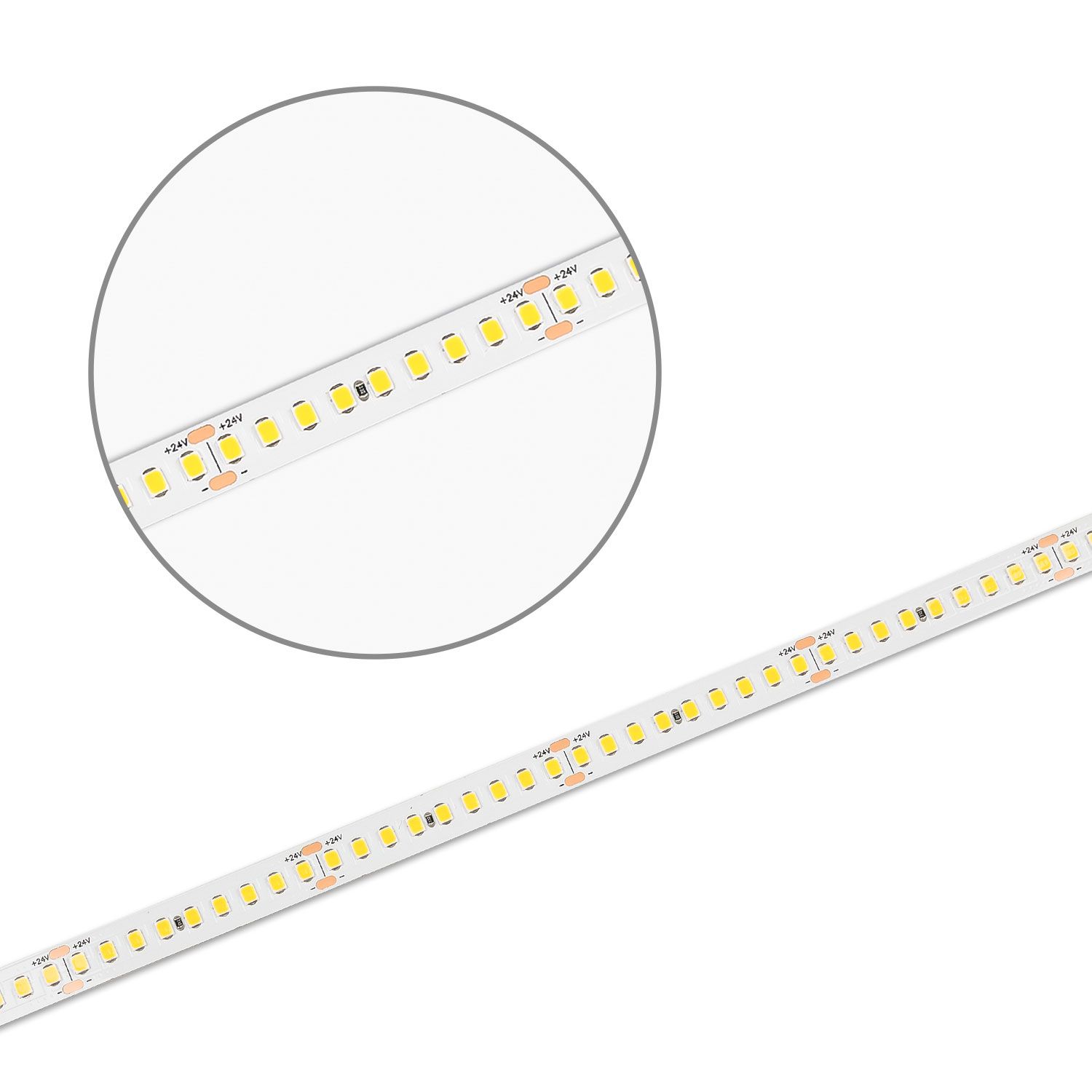 ISOLED LED HEQ827 Flexband 185 lm/W, 24V DC, 9W, IP20, 2700K, 5m Rolle, 180 LED/m - 3