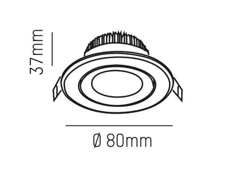 Molto Luce AGON ROUND (schwarz matt) - Produktbild 2