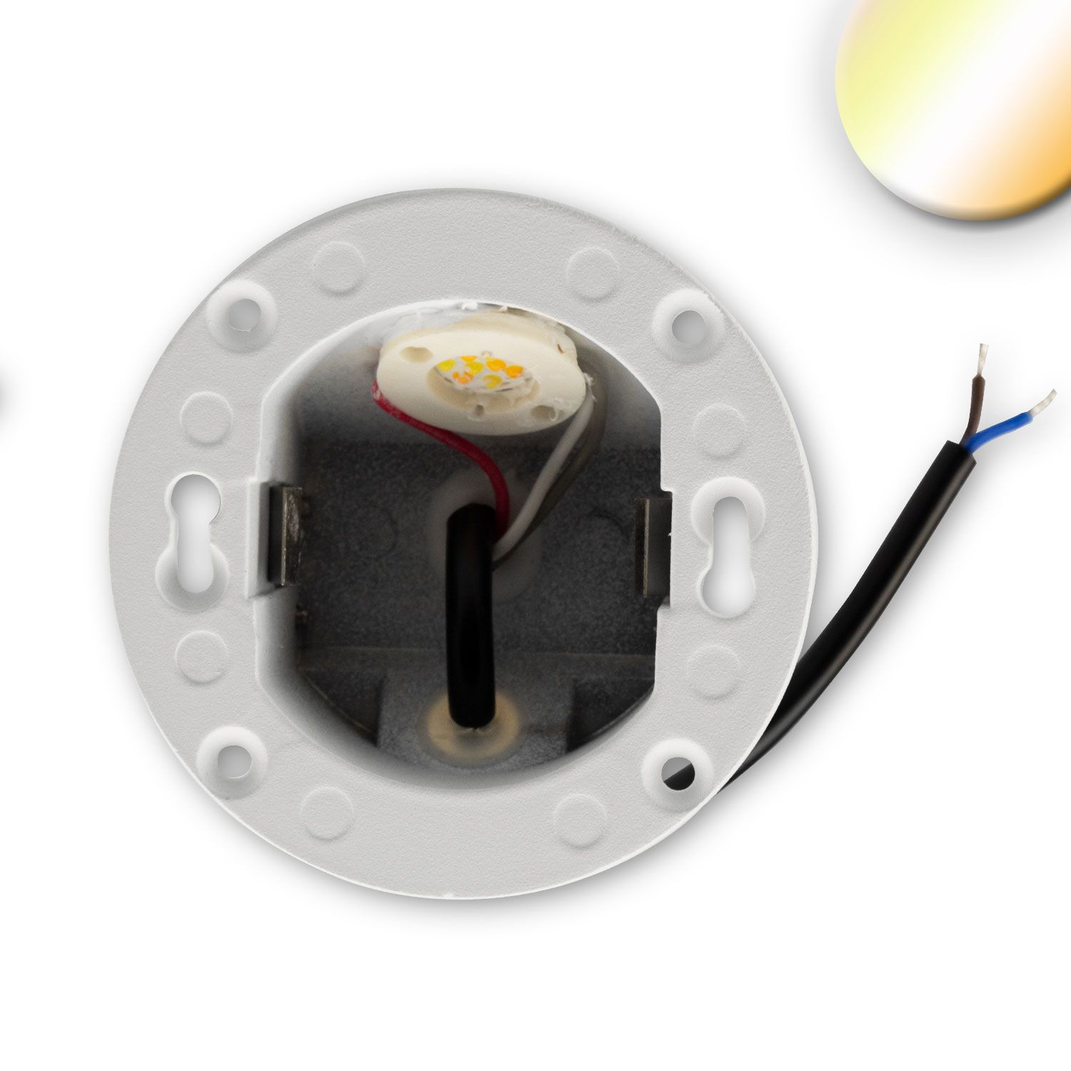 ISOLED LED Wandeinbauleuchte Sys-Wall68 230V, 3W, ColorSwitch 3000|4000|6000K, inkl. Dose/exkl. Cover - 1