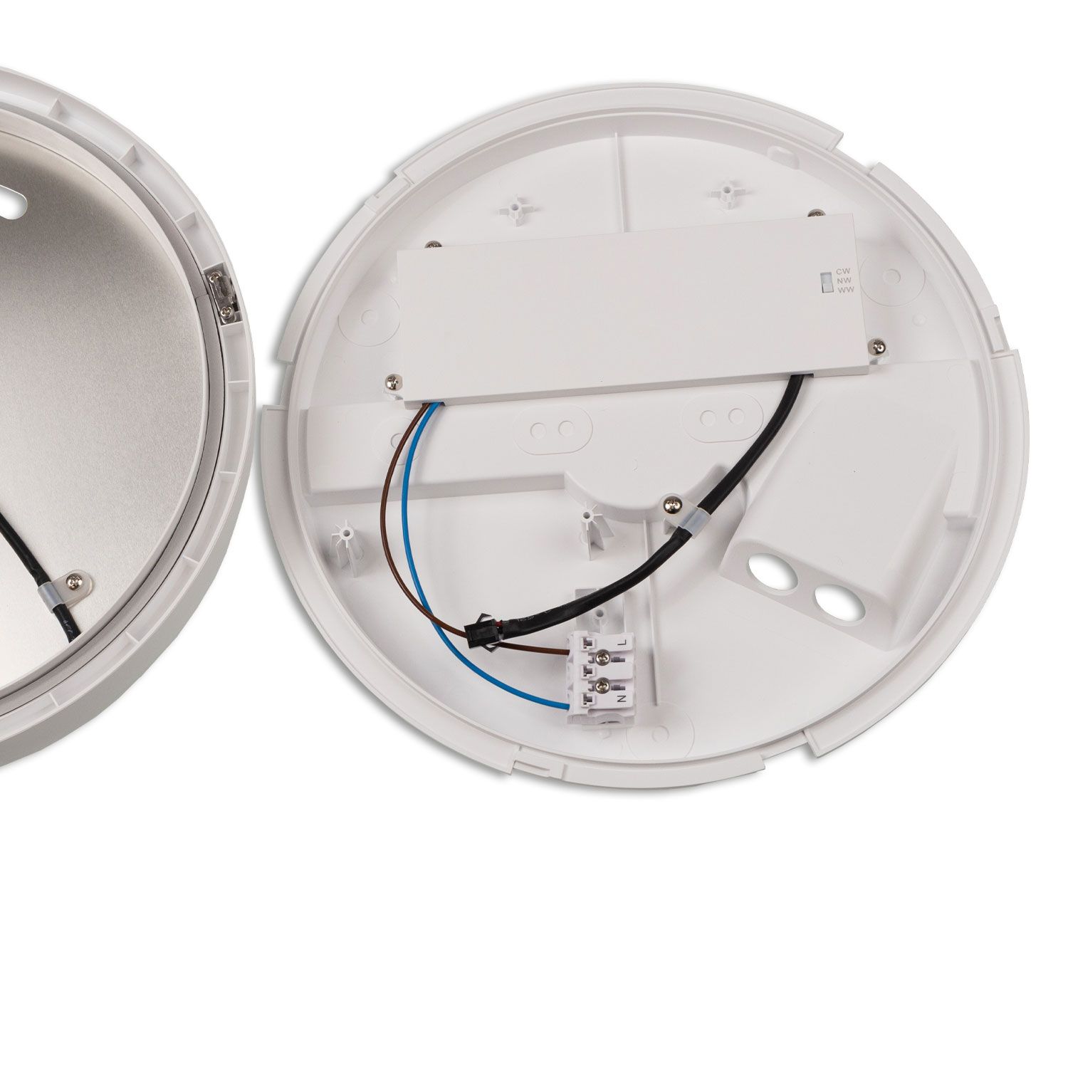ISOLED LED Decken/Wandleuchte 18W, weiß, IP54, ColorSwitch 3000|4000|5000K - 3