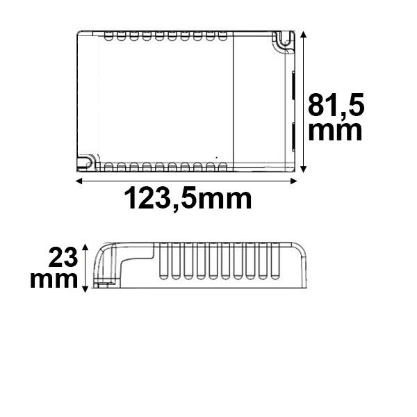 ISOLED LED Konstantstrom Trafo MW LCM-40KN 350/500/600/ 700/900/1050mA, KNX dimmbar, SELV - 1