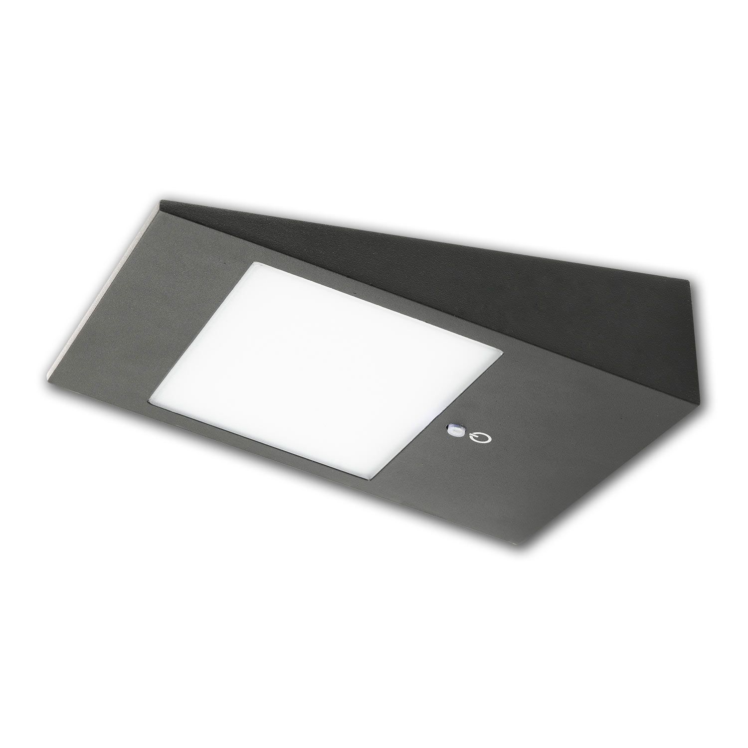 ISOLED LED SOLAR Wandleuchte mit HF-Bewegungs- u. Helligkeitssensor, 2W, IP54, warmweiß - 2