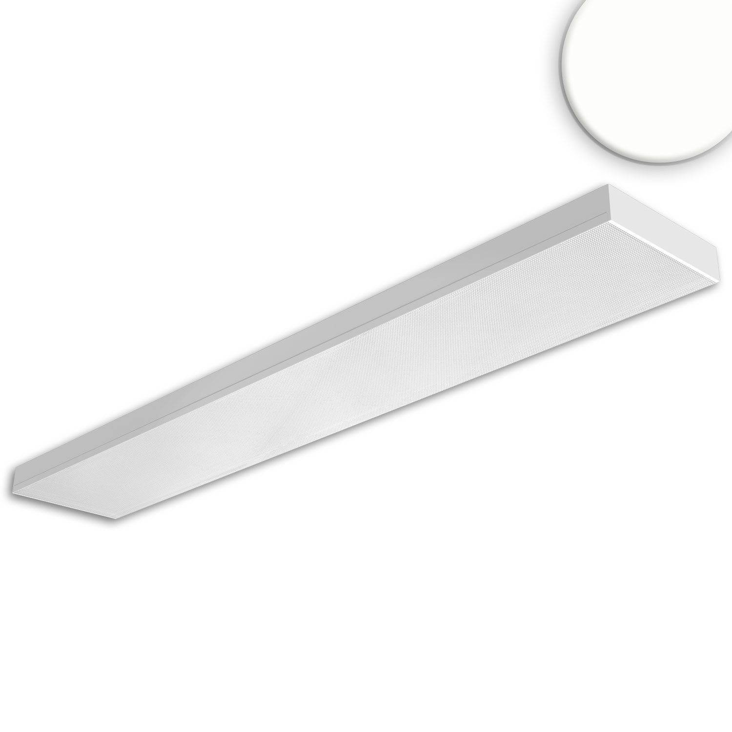 ISOLED LED Langfeldleuchte, 120x20cm, weiß, PowerSwitch 25|30|35|40W, UGR