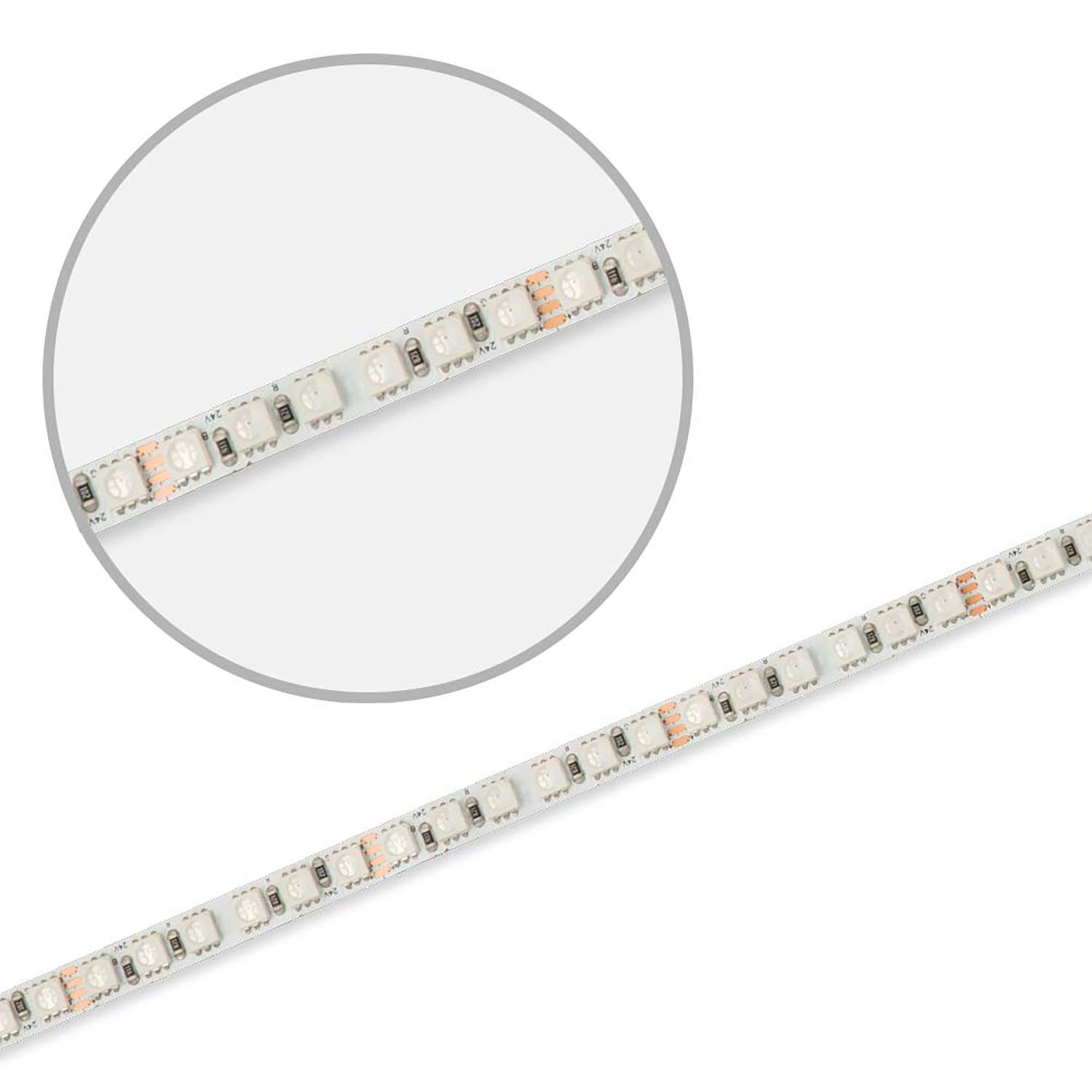 ISOLED LED RGB MICRO Flexband, 24V DC, 12W, IP20, 5m Rolle, 120 LED/m - 3
