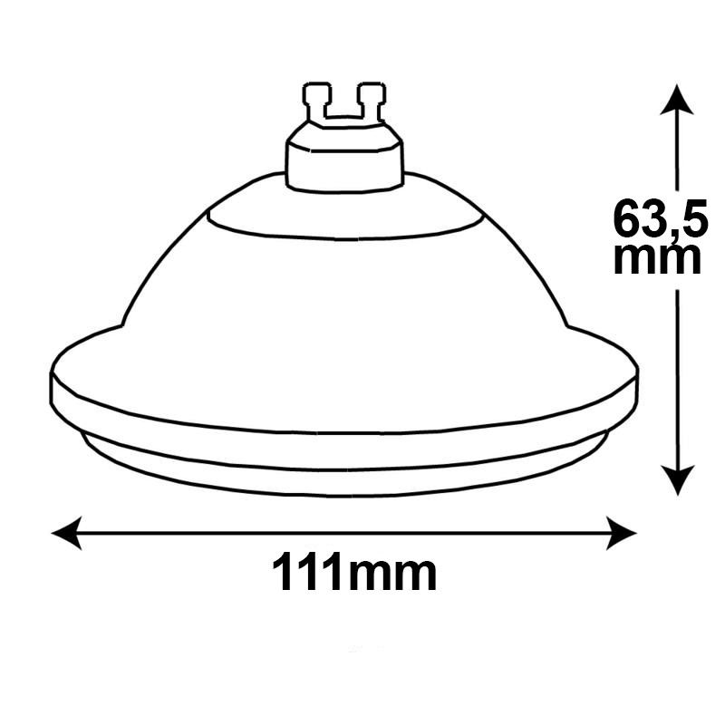 ISOLED ES111 GU10 COB Spot, 13W, 75°, neutralweiß - 1
