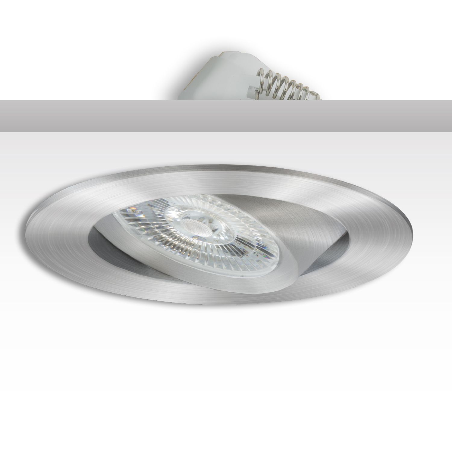 ISOLED LED Einbauleuchte Sunset Slim68 Alu, rund, 9W, 1800-2800K, Dimm-to-warm - 2