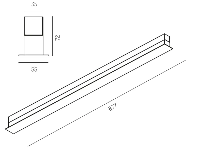 Molto Luce RIDE BLIND SI (natur eloxiert) - Produktbild 2