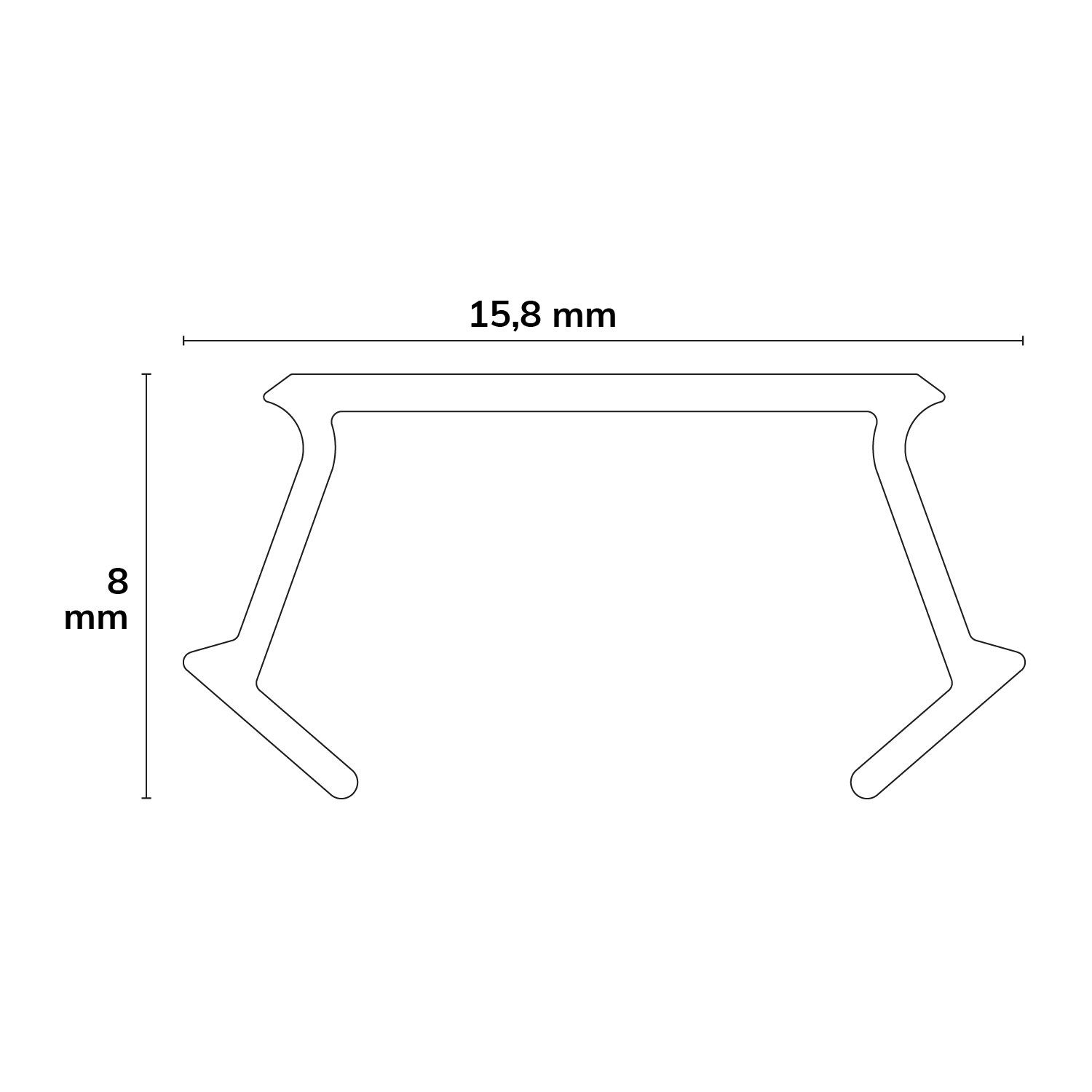 ISOLED Abdeckung COVER55 transparent 200cm für Profil CORNER11n - 2