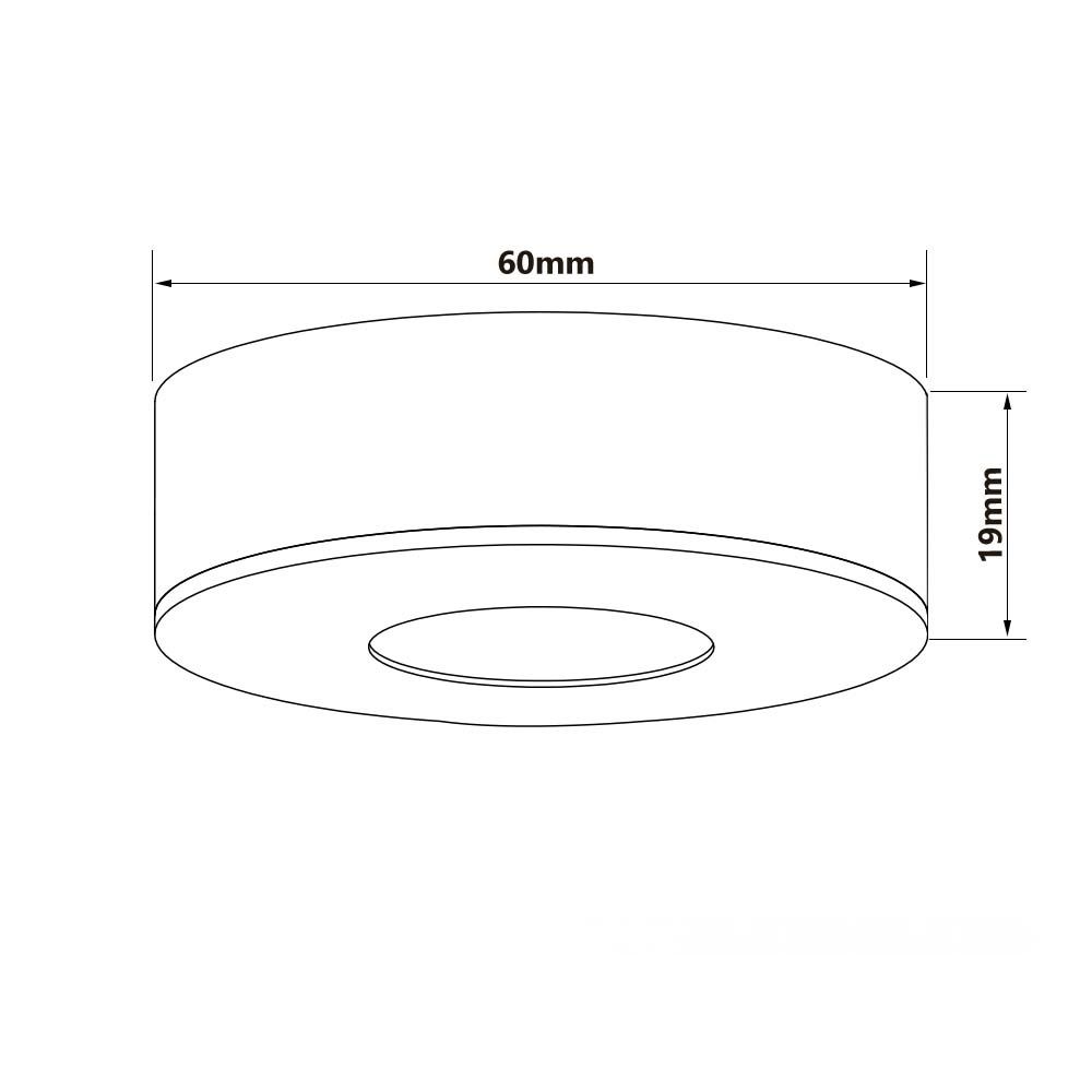 ISOLED LED Ein- und Unterbauleuchte MiniAMP weiß, 3W, 24V DC, neutralweiß, dimmbar - 3