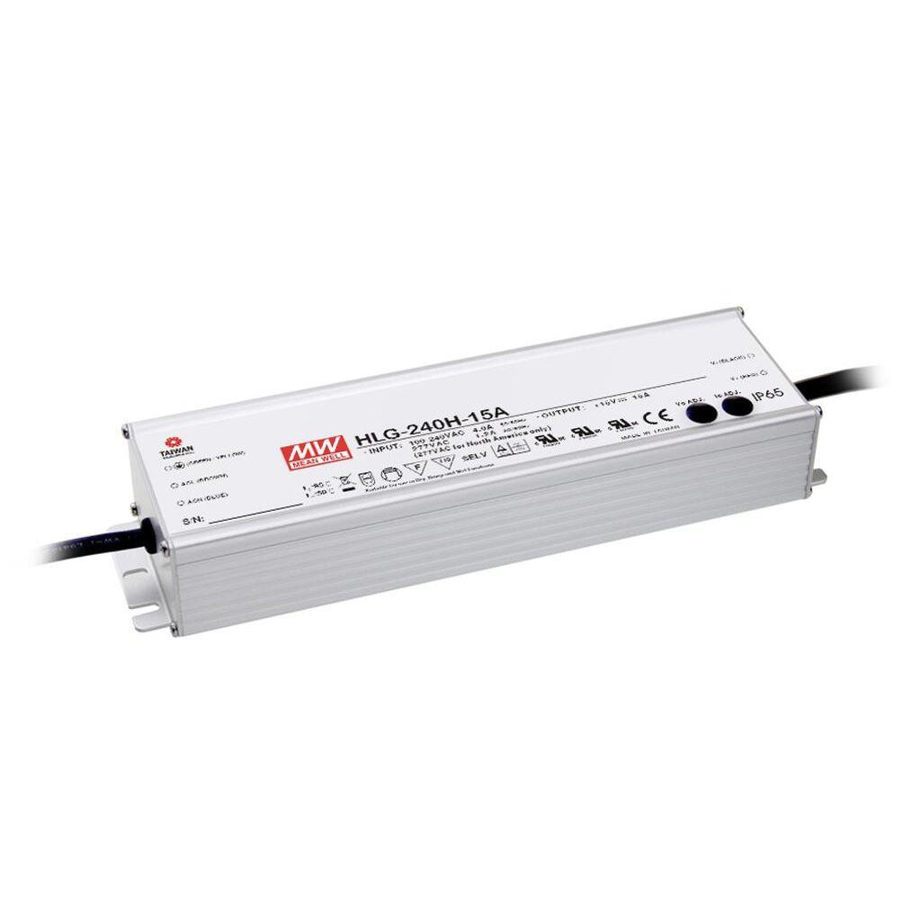 Emilum HLG-240H-24A LED-Treiber, LED-Trafo Konstantspannung, Konstantstrom 240 W 10 A 24 V/DC PFC-Schaltkreis, Überlastschutz Emilum HLG-240H-24A LED-Treiber, LED-Trafo Konstantspannung, Konstantstrom 240 W 10 A 24 V/DC PFC-Schaltkreis, Überlastschutz - 1