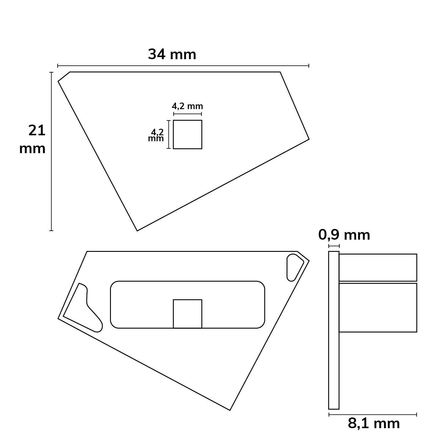ISOLED Endkappe EC111L weiß für Profil CORNER18 mit Kabeldurchführung, links 1 STK - 3