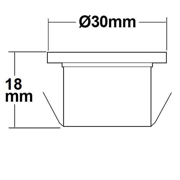ISOLED LED Spot MiniAMP 12V oder 700mA, 3W, 100°, warmweiß - 2
