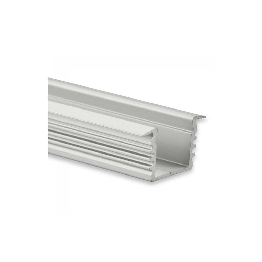 Emilum PL3 LED EINBAU-Profil 200 cm, hoch Flügel, LED Stripes max. 12 mm - Produktbild 1