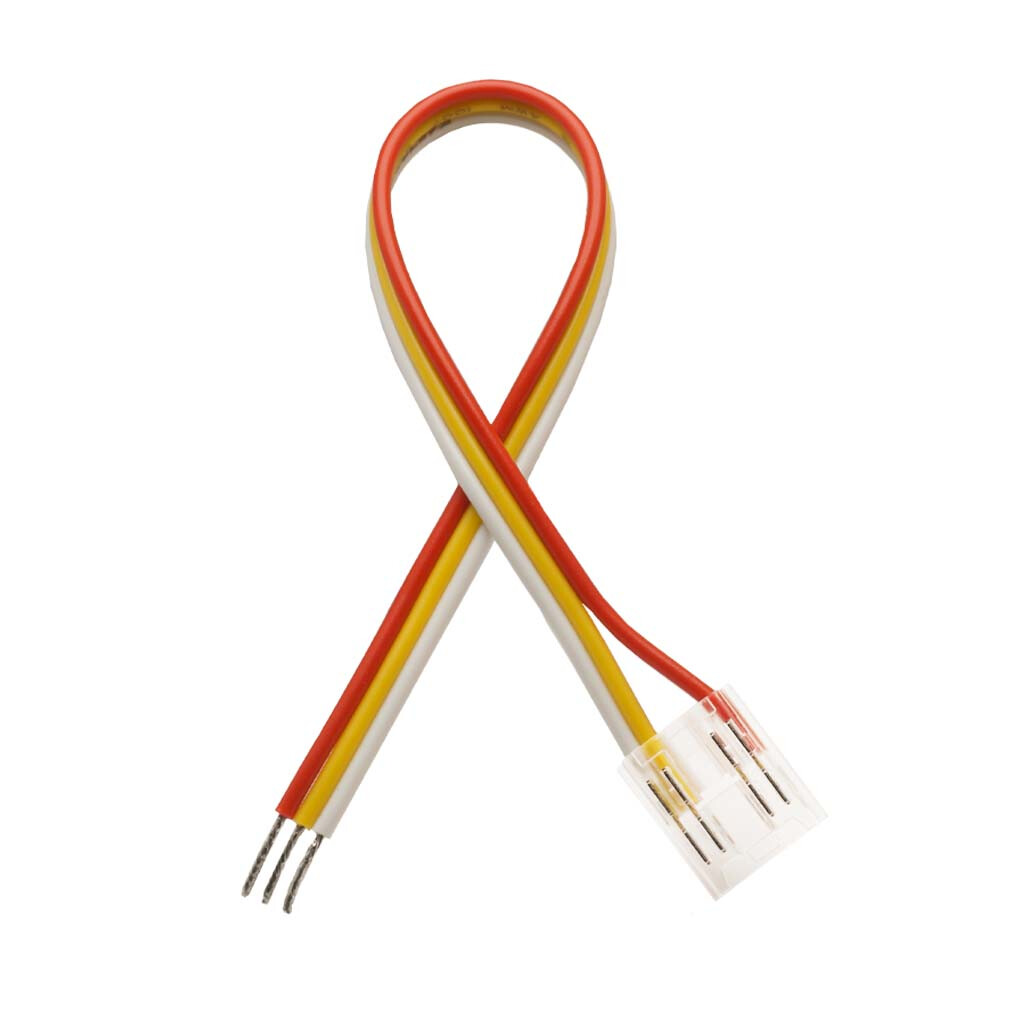Emilum COB CCT LED-Streifen 15cm-Anschlusskabel, 3-polig, 10mm - Produktbild 1