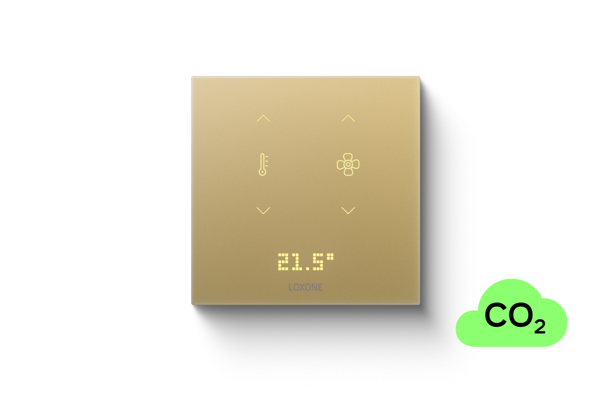 Loxone Touch Pure Flex 24V CO2 Air Gold - 1