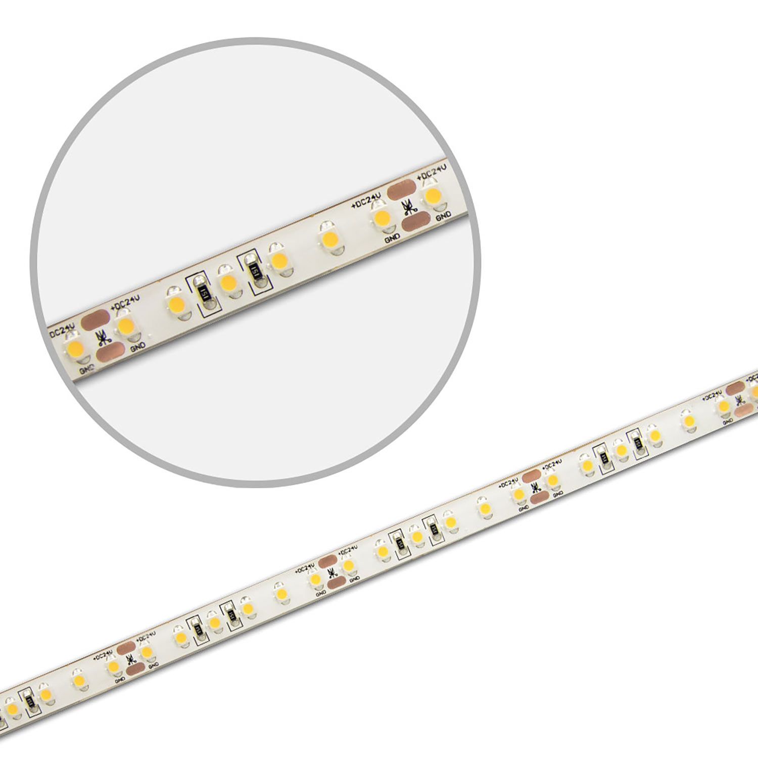 ISOLED LED AQUA827 Flexband, 24V DC, 10W, IP68, 2700K, 5m Rolle, 120 LED/m - 3