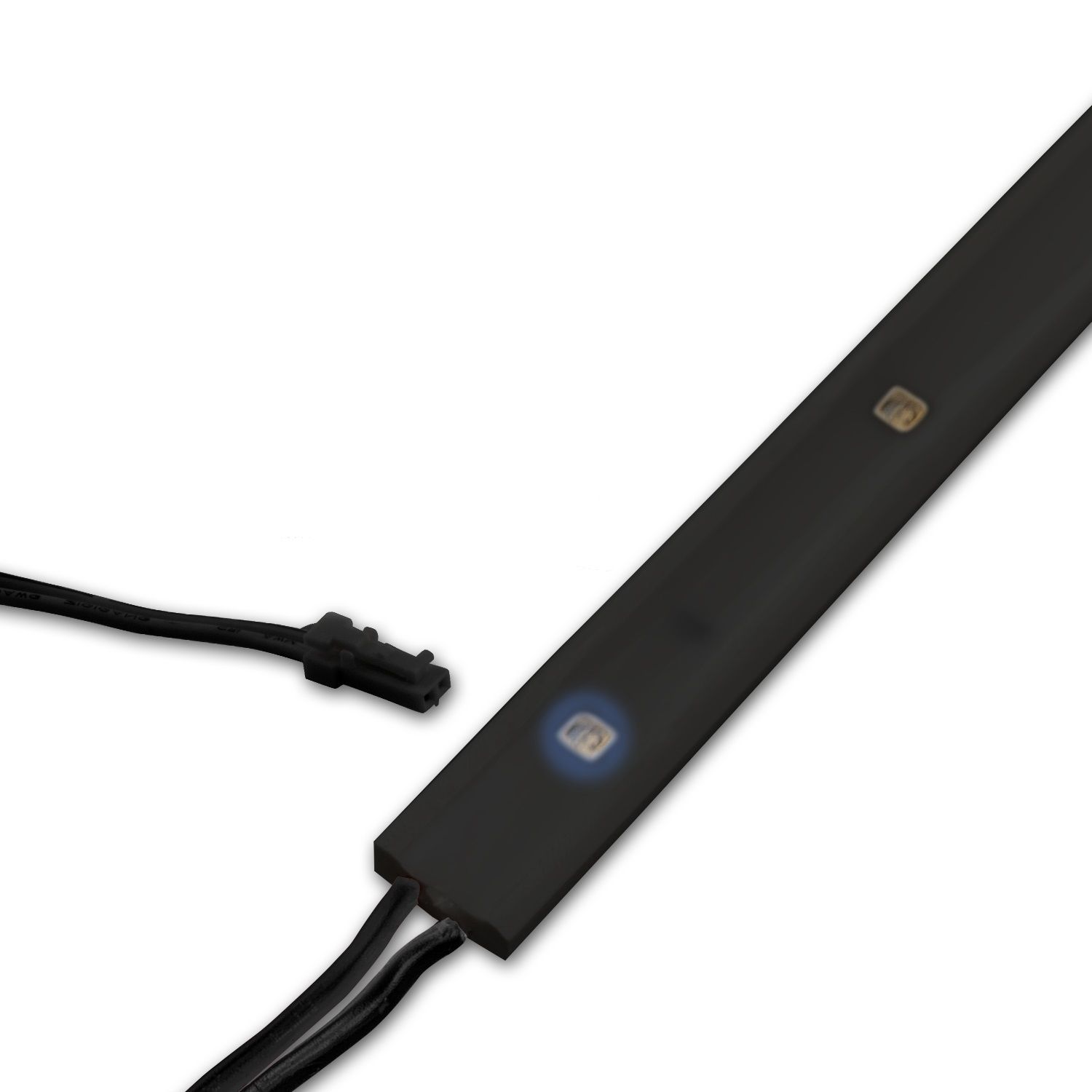 ISOLED LED UV-C MiniAMP Flexband 270nm, 12V DC, 6W, IP54, 116cm, schwarz, eins. Kabel + maleAMP, 12 LED/m - 2