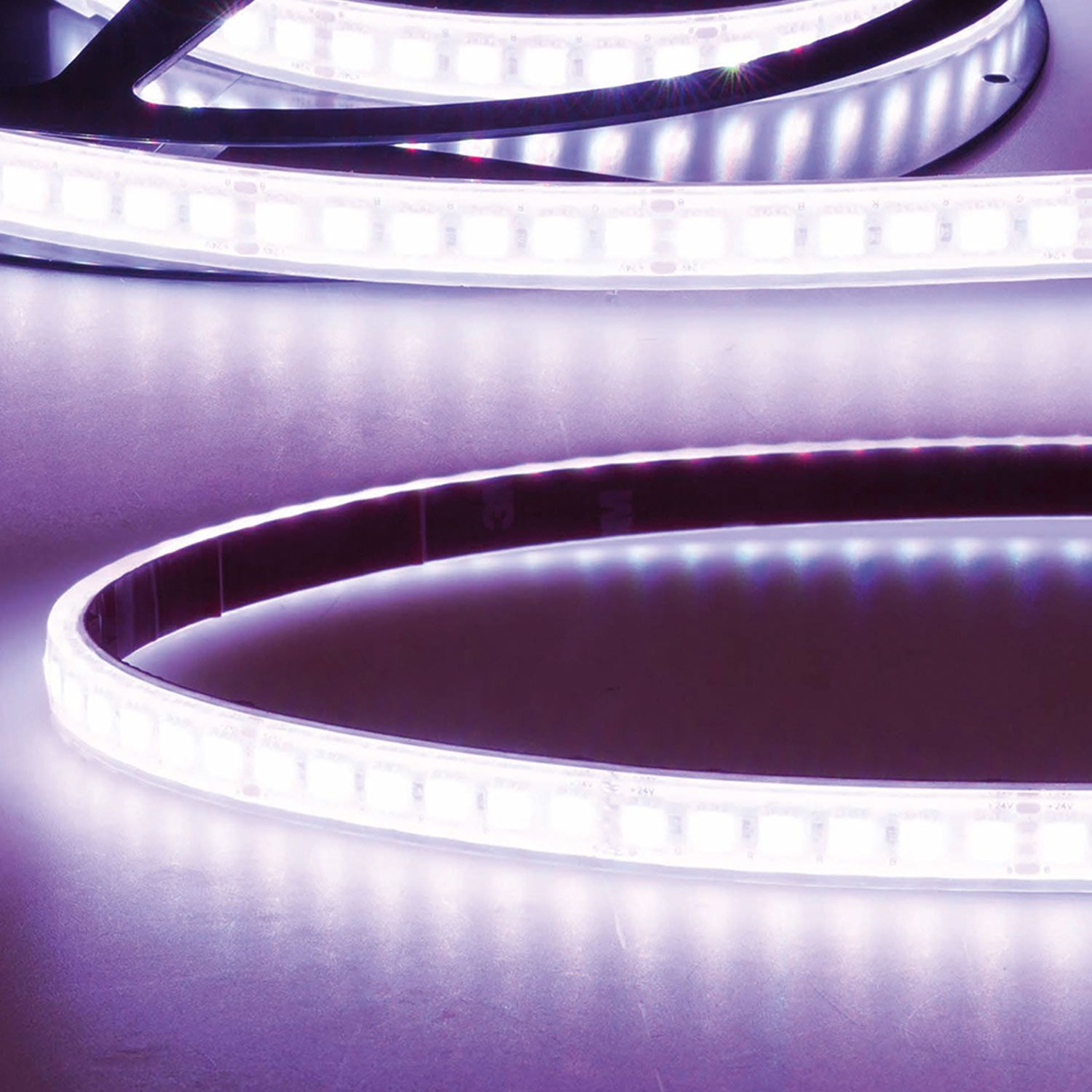ISOLED LED AQUA RGB Linear Flexband, 24V DC, 12W, IP67, 5m Rolle, 120 LED/m ISOLED LED AQUA RGB Linear Flexband, 24V DC, 12W, IP67, 5m Rolle, 120 LED/m - 1