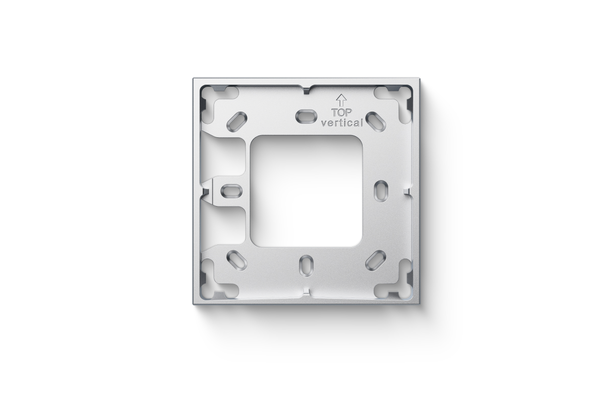 Loxone Montagerahmen 1-fach Silber - 1