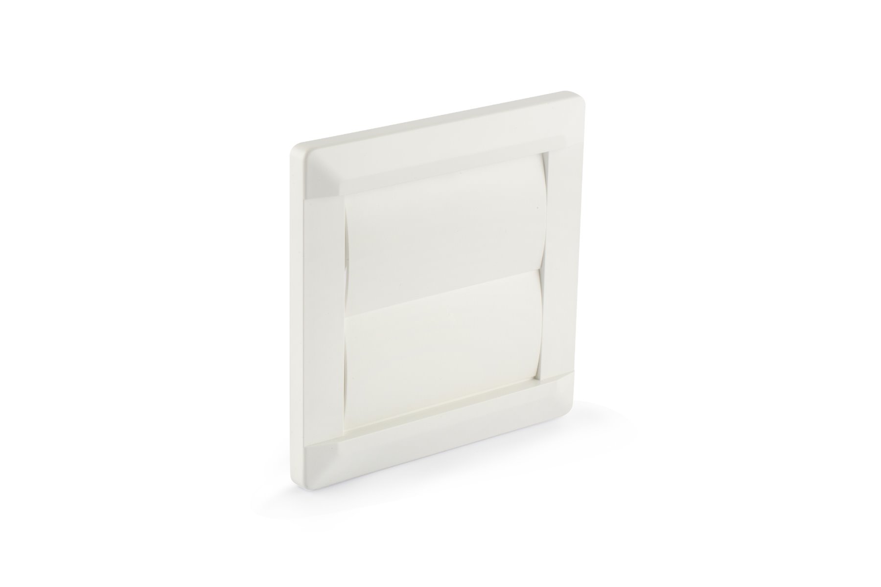 Leaf Verschlussklappe 140 x 140 mm, weiß - 1