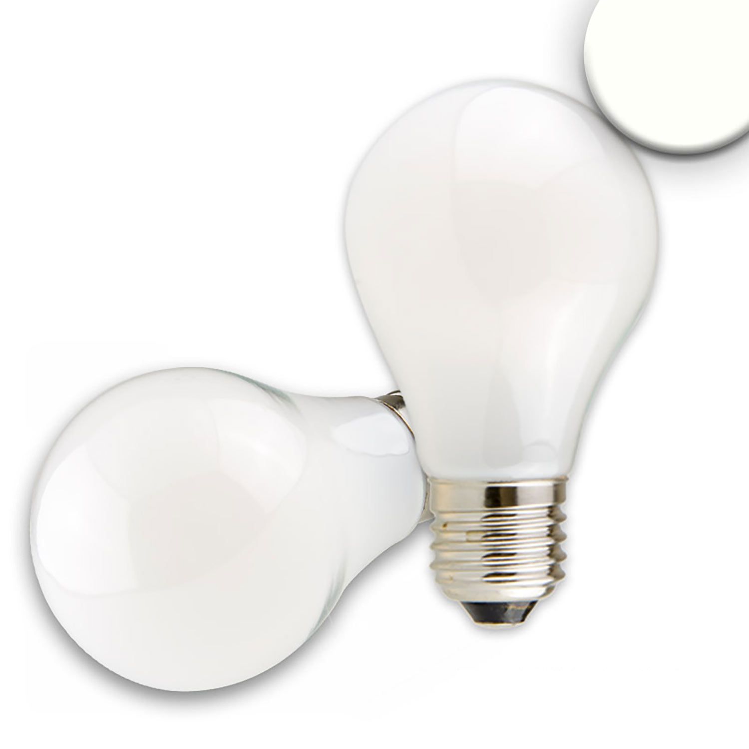 ISOLED E27 LED Birne, 8W, milky, neutralweiß, dimmbar ISOLED E27 LED Birne, 8W, milky, neutralweiß, dimmbar - 1