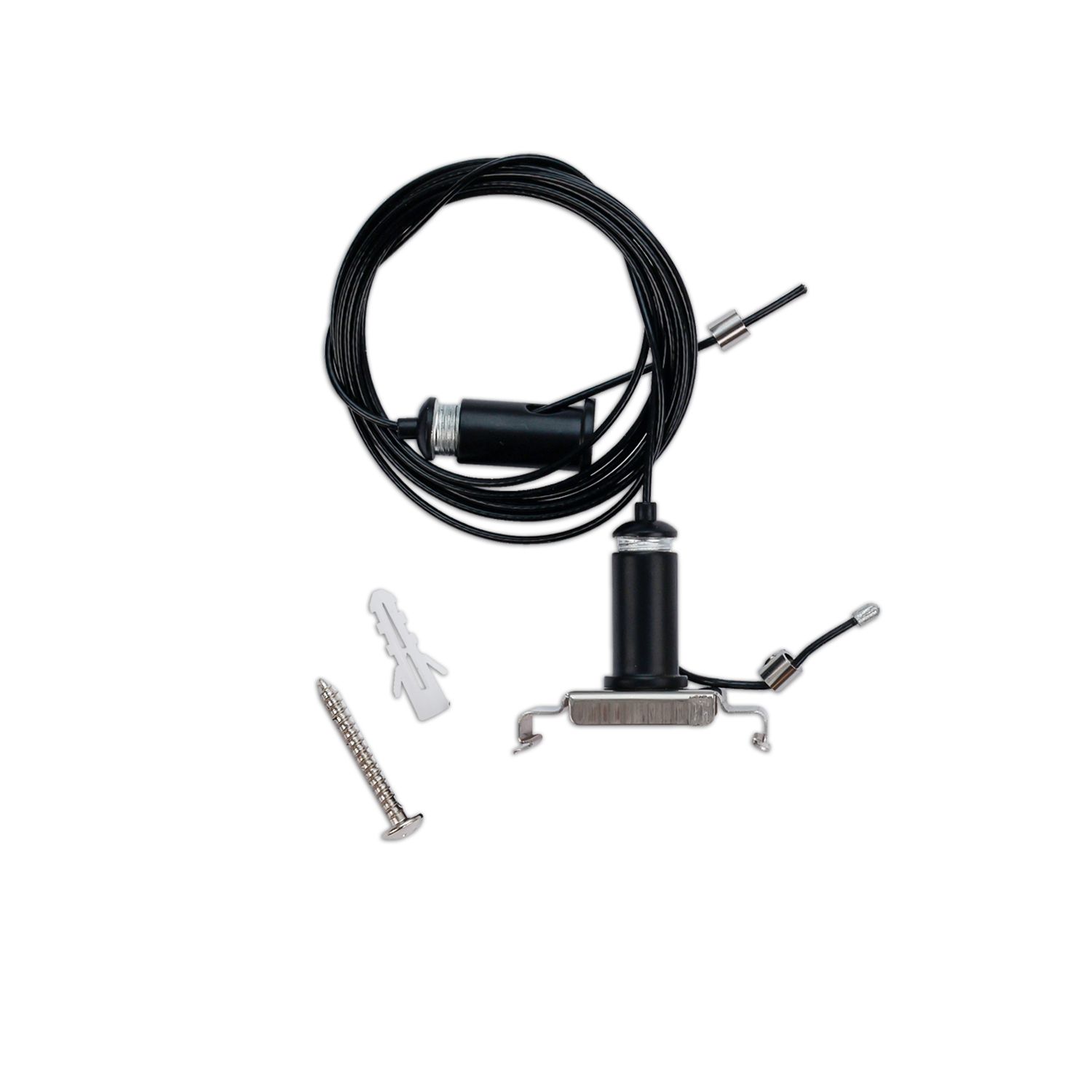ISOLED LINKLINE50 Seilabhängung Set (exkl. Baldachin) für LED Hängeleuchte, schwarz ISOLED LINKLINE50 Seilabhängung Set (exkl. Baldachin) für LED Hängeleuchte, schwarz - 1
