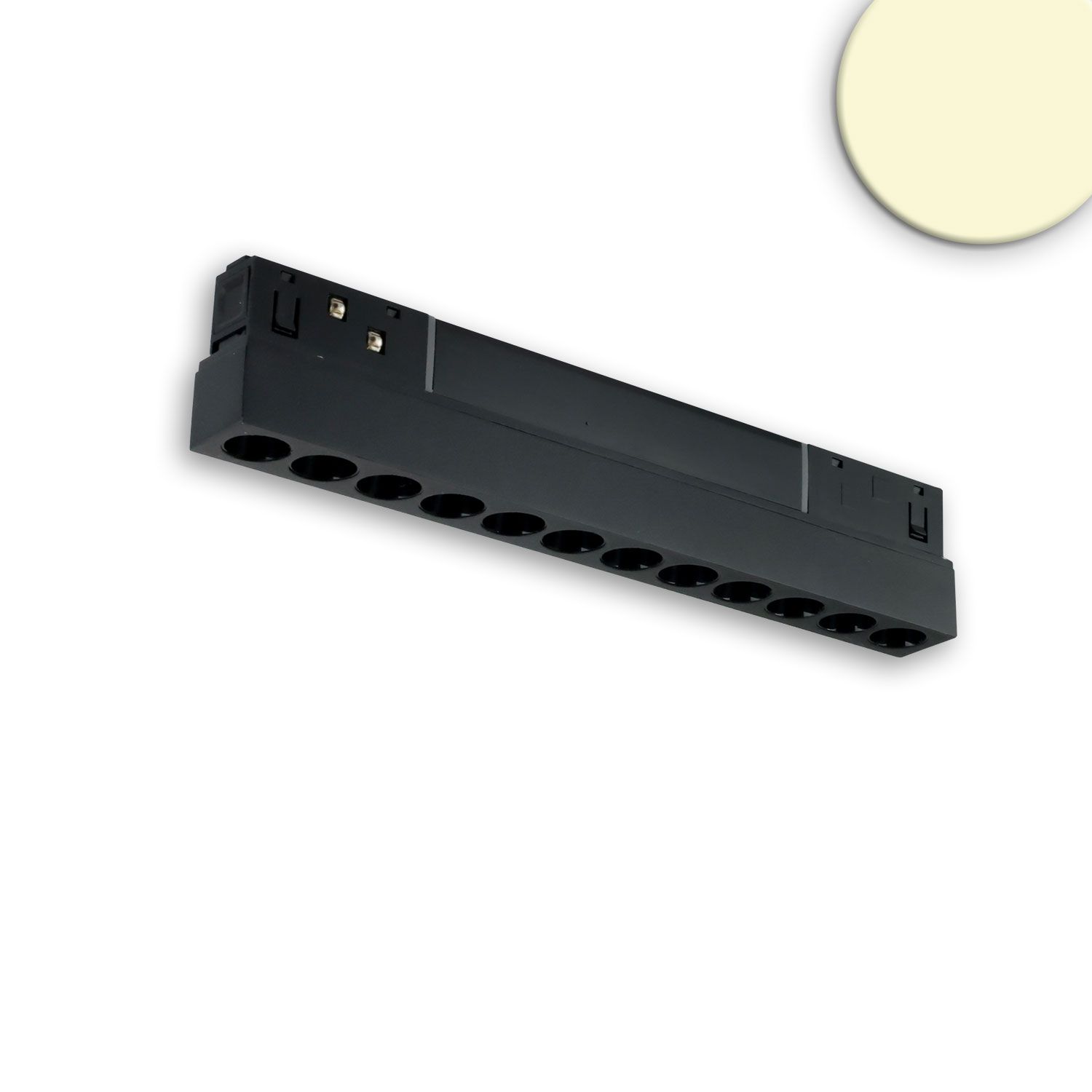 ISOLED Track48 Rasterleuchte 22cm schwarz, 12W, 36°, UGR ISOLED Track48 Rasterleuchte 22cm schwarz, 12W, 36°, UGR