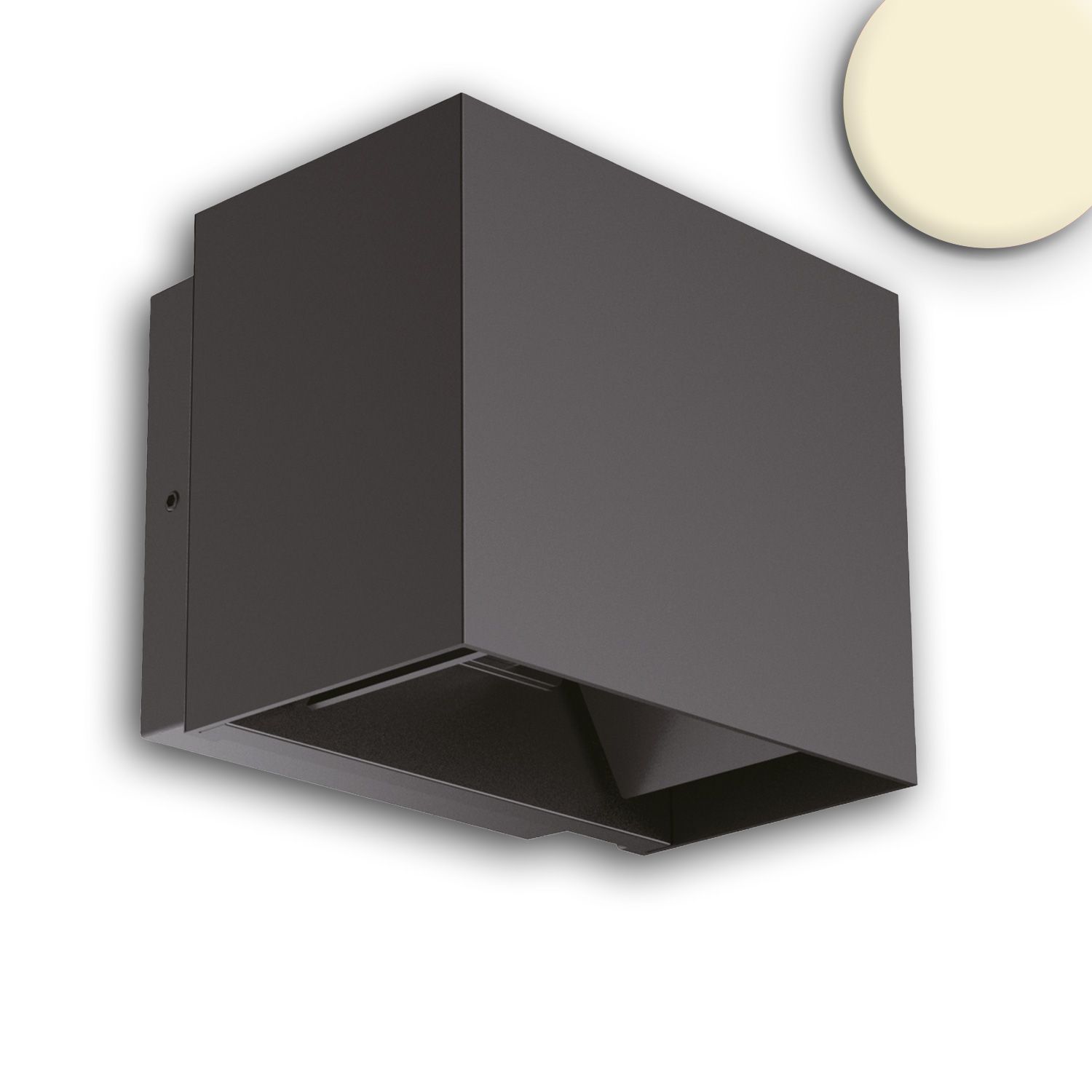 ISOLED LED Wandleuchte Up&Down 2x5W, 15-120°, IP65, schwarz, warmweiß - 1