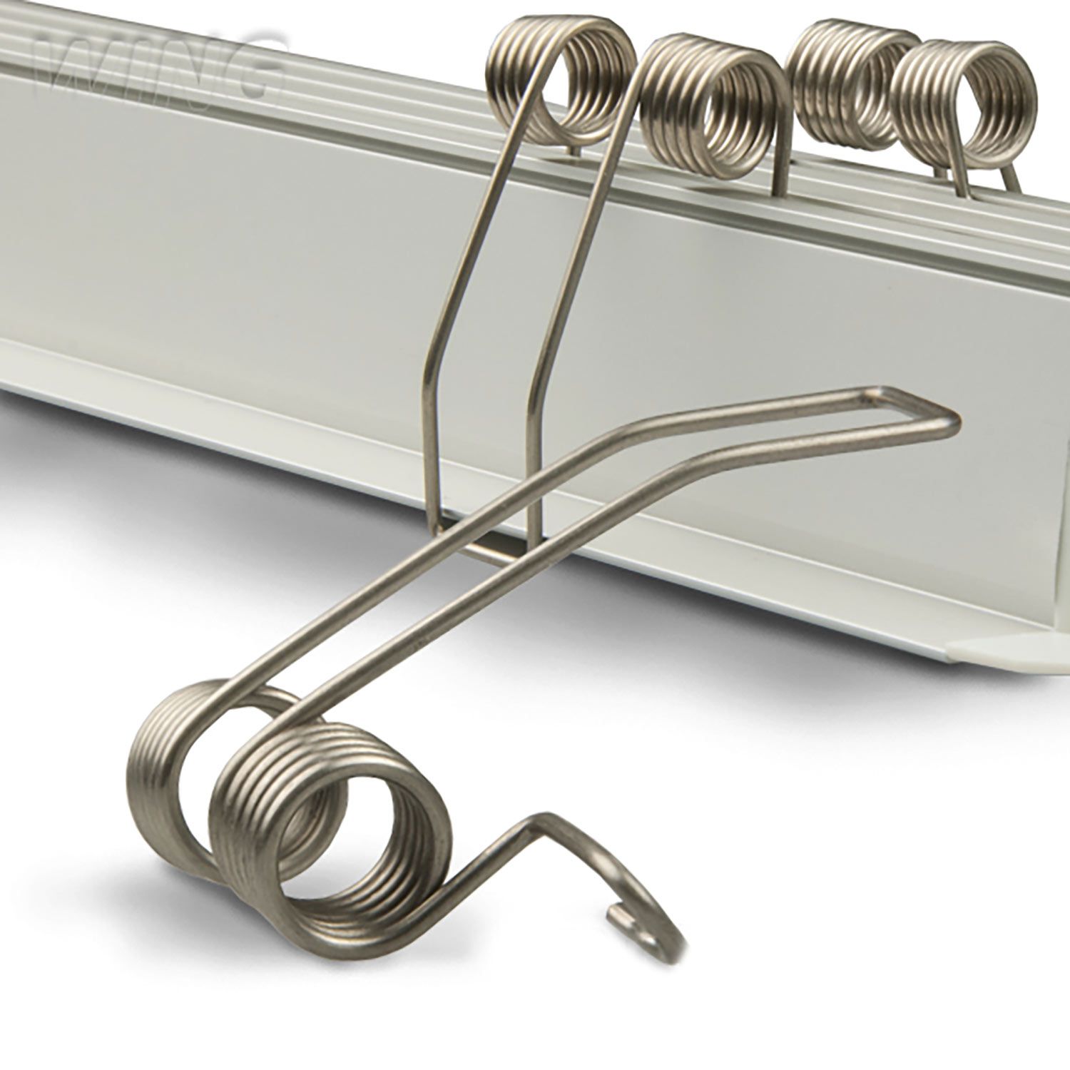ISOLED Einbaufeder für Profil WING20 - verchromt, 2 Stück - 2
