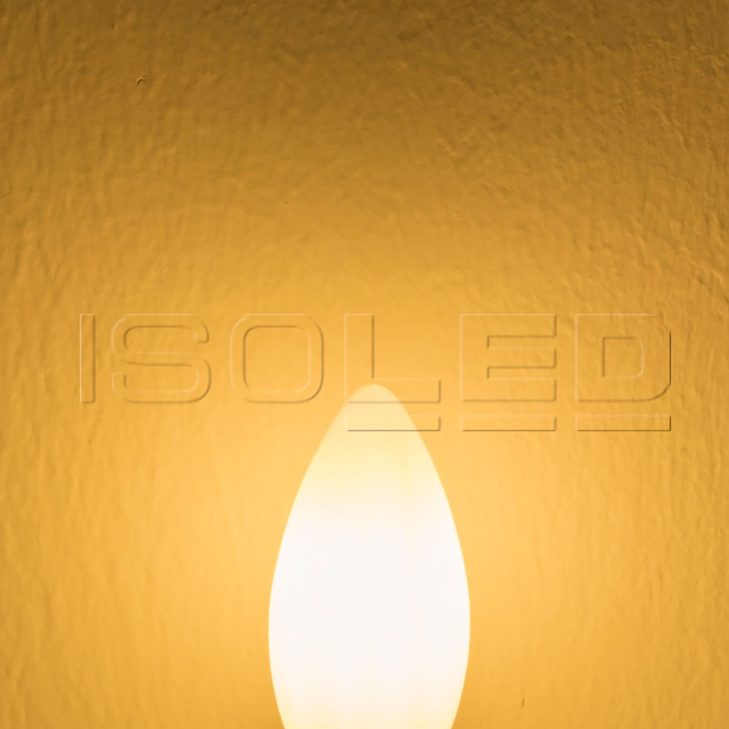 ISOLED E14 LED Kerze, 4W, milky, warmweiß, dimmbar - 3