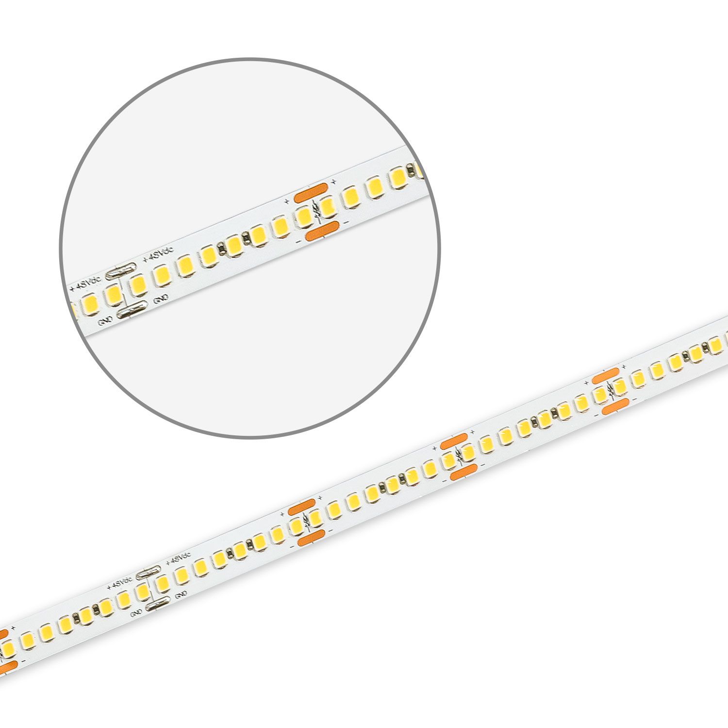 ISOLED LED HEQ930 Flexband High Bright, 48V DC, 22W, IP20, 3000K, 140lm/W, 5m Rolle, 240 LED/m - 3