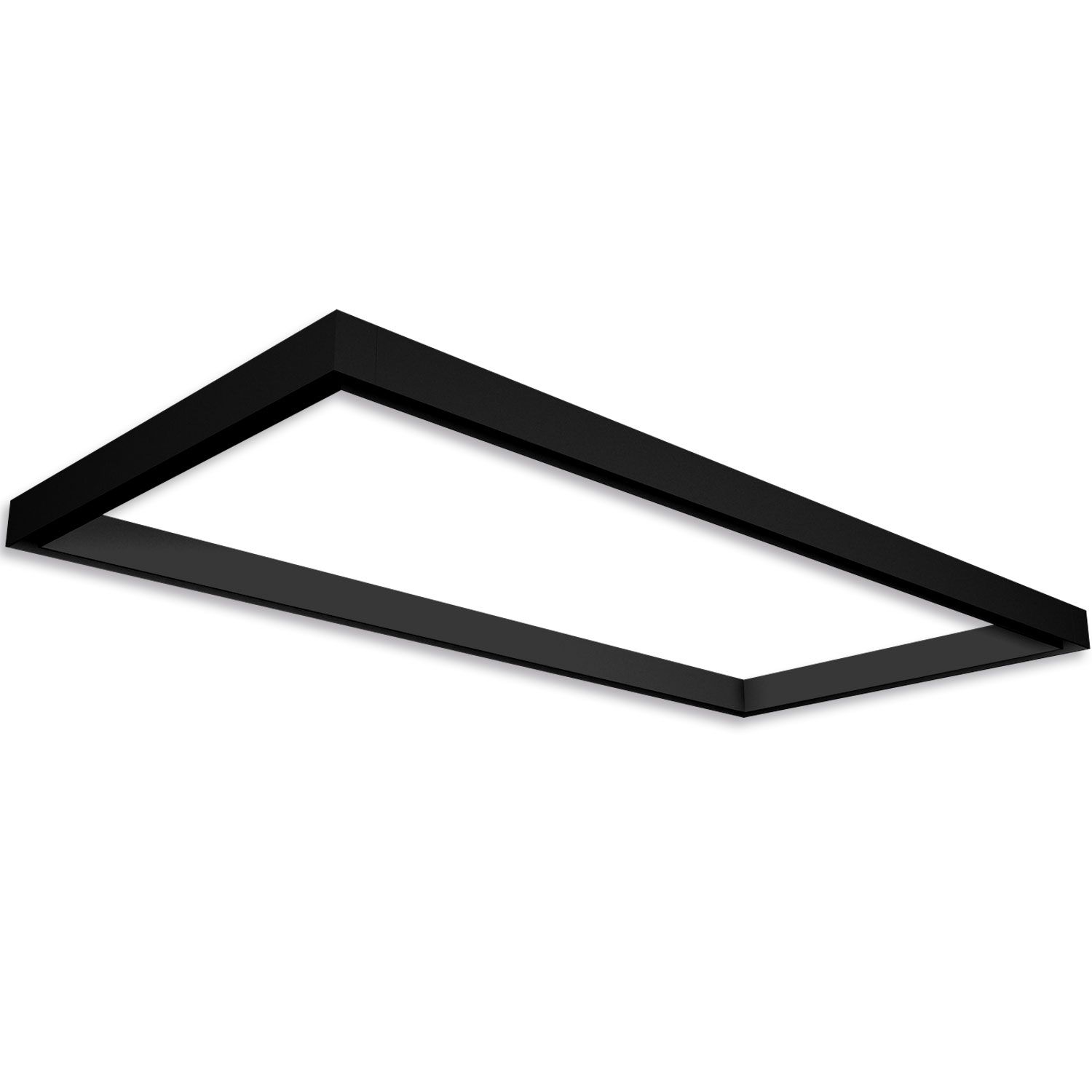 ISOLED Track48 Leuchtenrahmen H50, Innenformat 592x1192mm, schwarz, exkl. Trafo, exkl. Montageclip/Seilabh. - 2