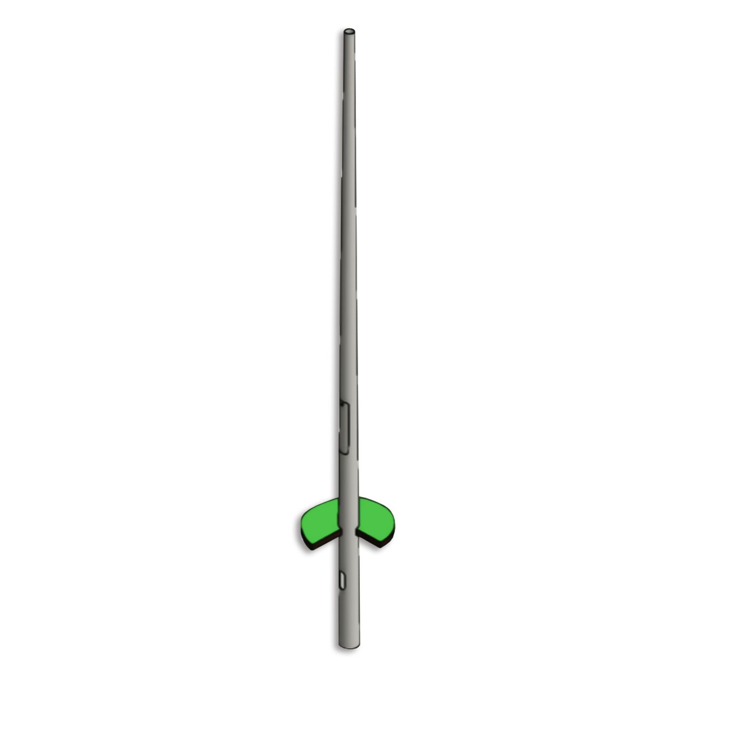 ISOLED Lichtmast 6m, Zopfmaß 76mm - 1