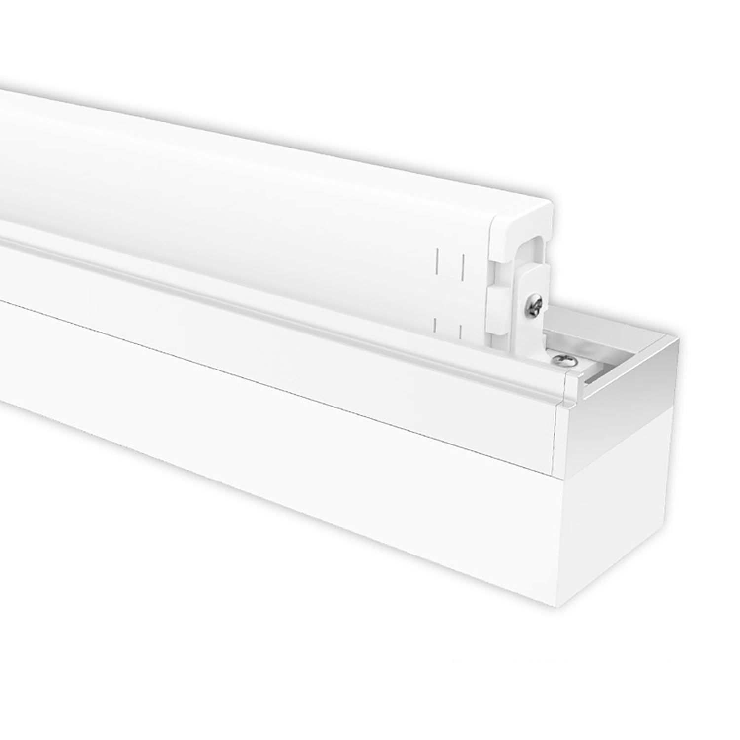 ISOLED 3-Phasen Linearleuchte 600mm, 20W, 110°, weiß matt, ColorSwitch 3000|3500|4000K - 3