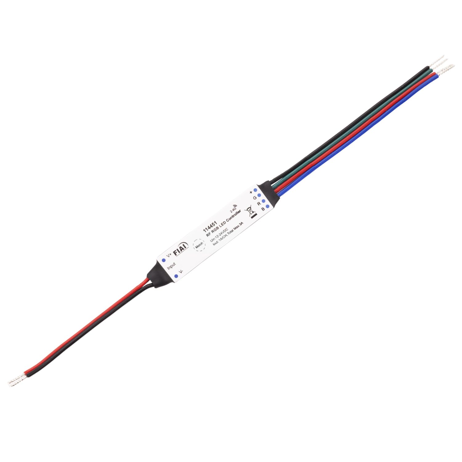 ISOLED Sys-Pro RGB Funk Mesh PWM-Dimmer Mini, 3 Kanal, 12-24V DC 3x1A - 1