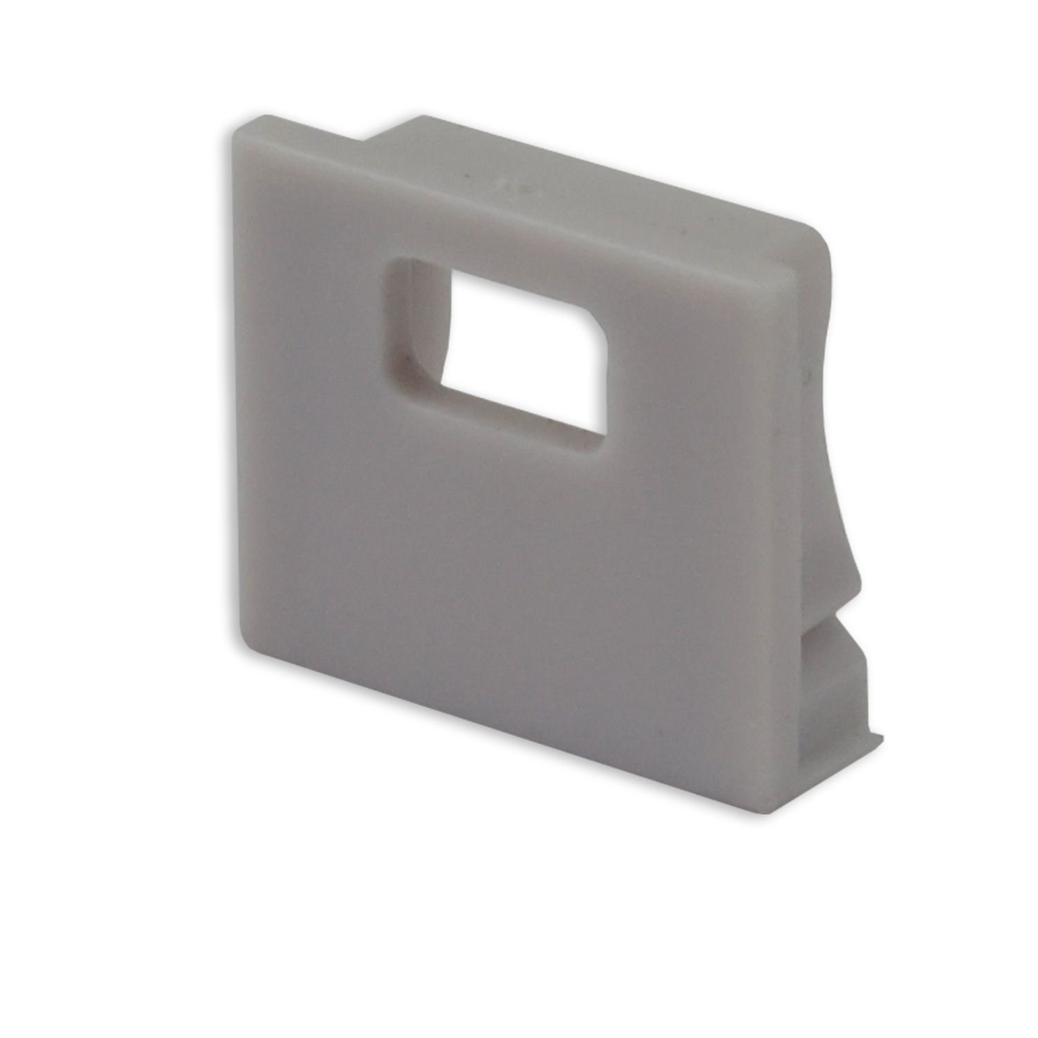 ISOLED Endkappe EC78 für Profil PURE12 S mit Kabeldurchführung, 1 STK - 1