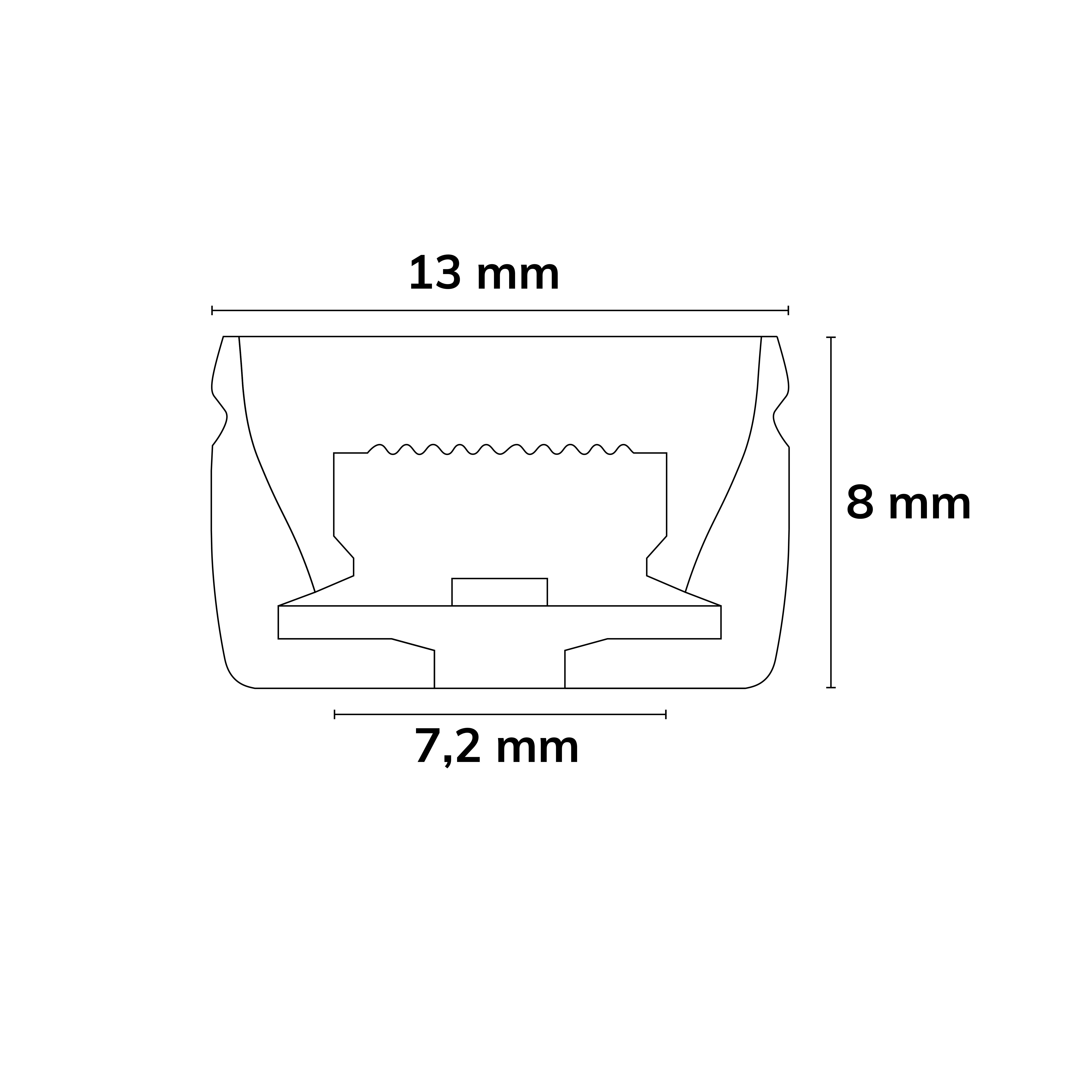 ISOLED LED NeonPRO940 Custom Flexband B13H08, 24V DC, 12W, IP54, 4000K, 240LED/m, inkl. Montageclips - 3