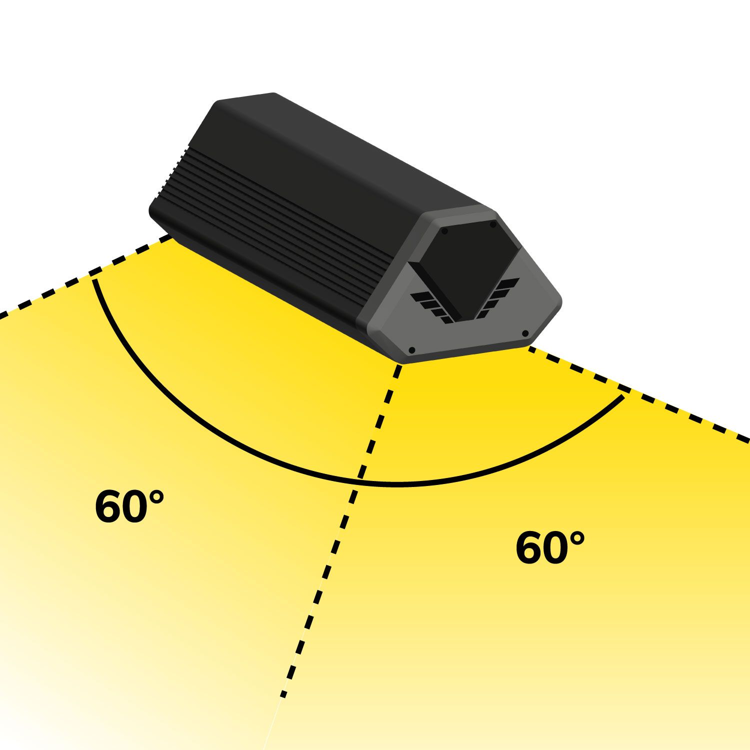 ISOLED LED Hallenleuchte LN 50W, 60°, IK10, IP65, 1-10V dimmbar, kaltweiß - 2