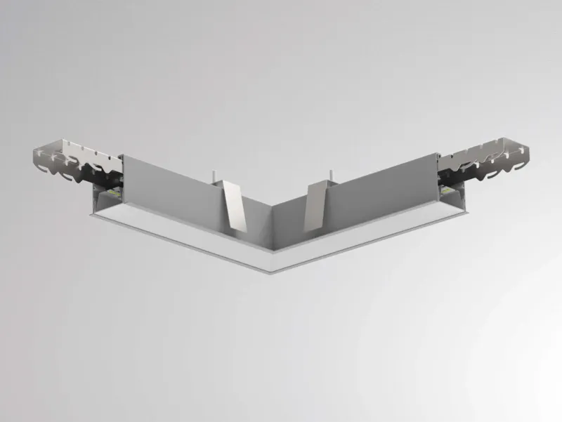 Molto Luce LOG 50 ECKVERBINDER R (grau) - Produktbild 1