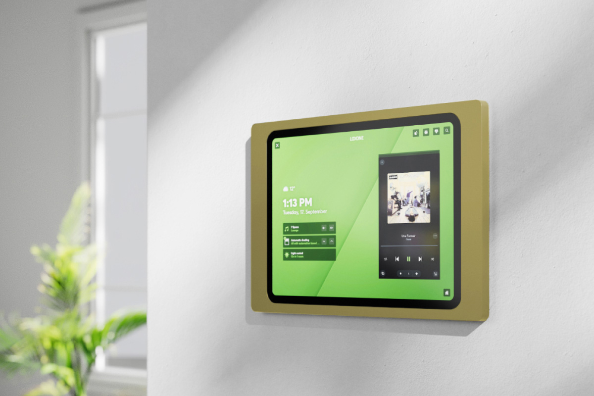 Loxone iPad Wallmount 10,9" Gold - 3
