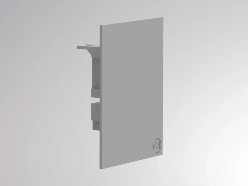Molto Luce LOG 50 Endkappen SD (grau) - Produktbild 1