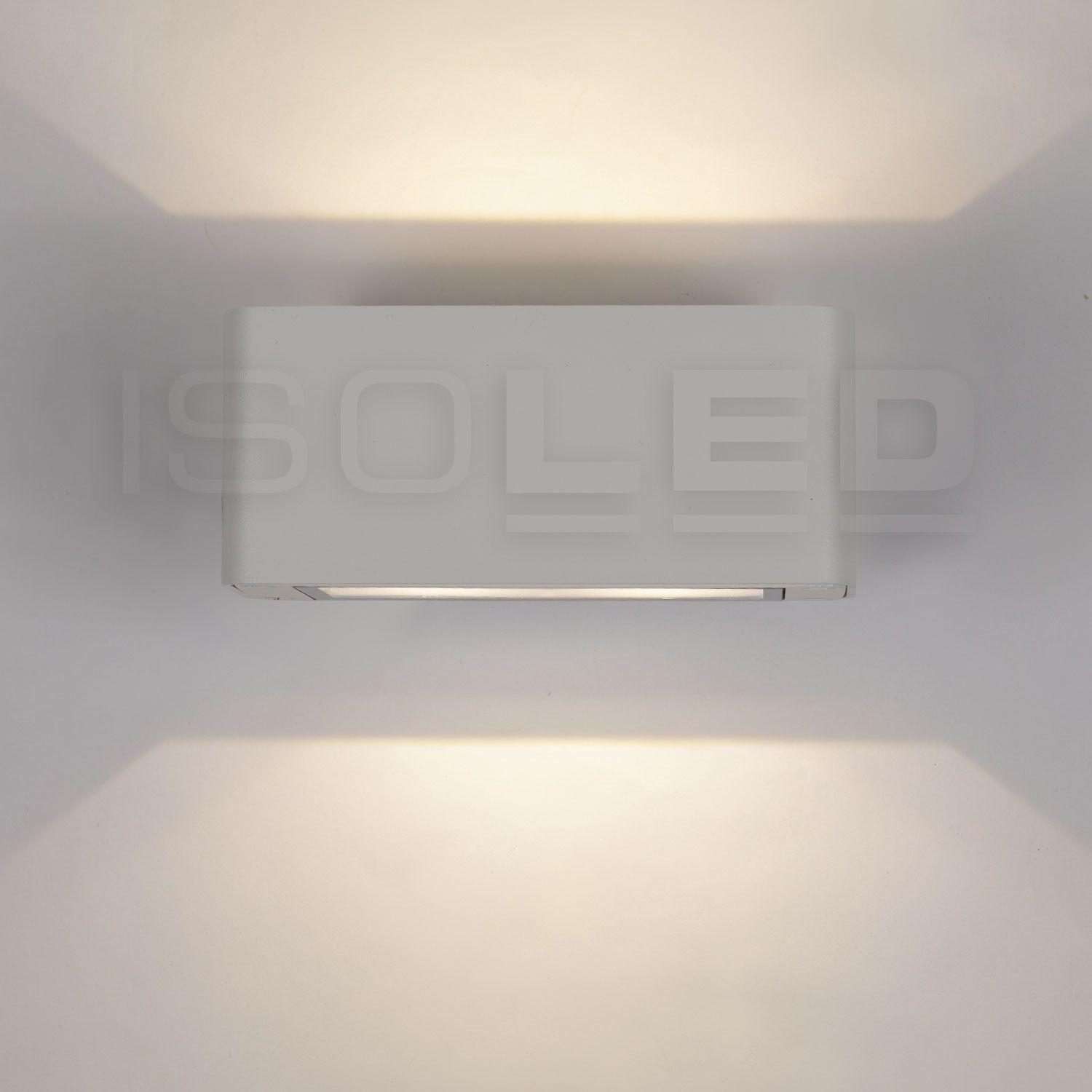 ISOLED LED Wandleuchte Up&Down 4x3W CREE, IP54, weiß, warmweiß - 5