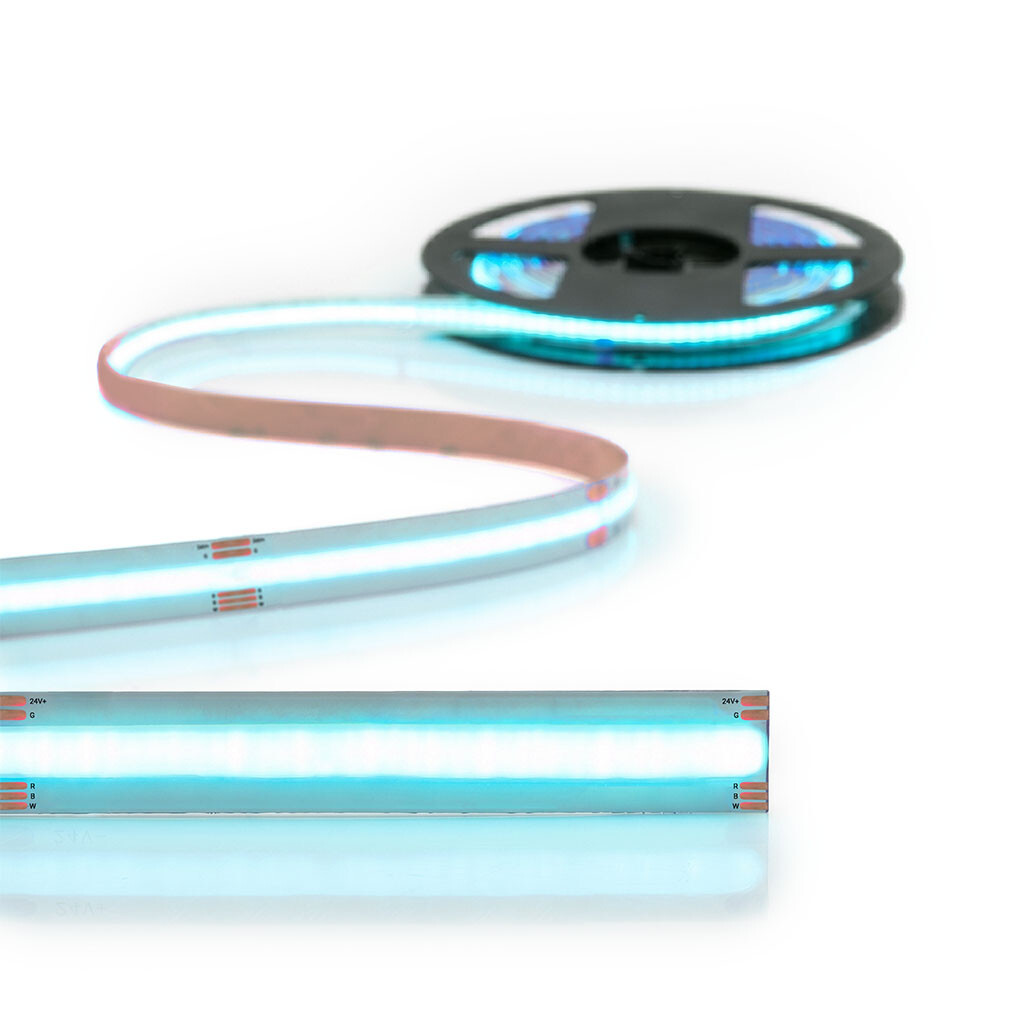 Emilum Flex COB RGBW LED-Streifen 24V, 18W, RGBW/3000K, CRI90, 784LED, IP20, 12mm - 3