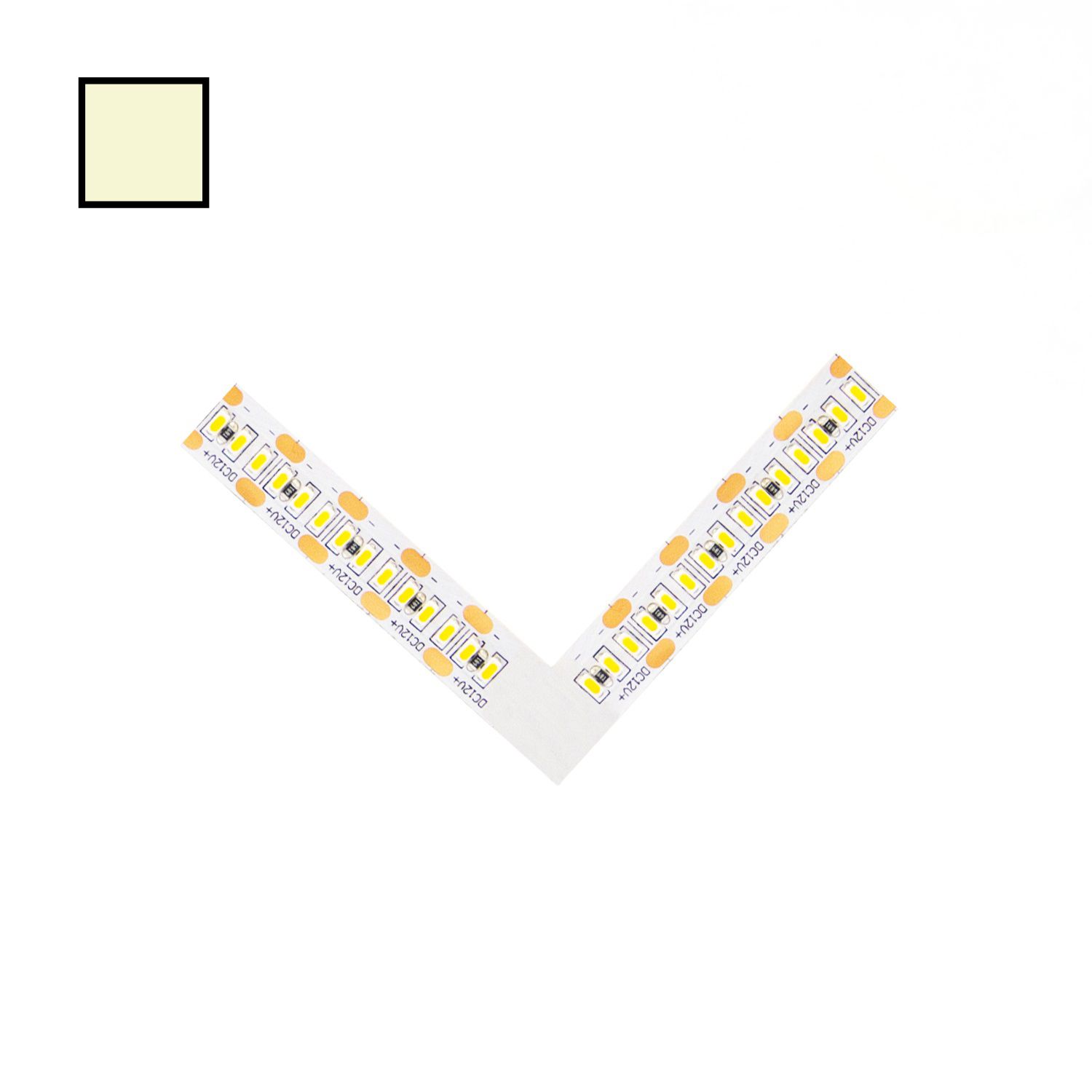 ISOLED Eckverbindung leuchtend 1W für MiniAMP Flexband, 12V DC, 12W, IP20, 3000K - 2
